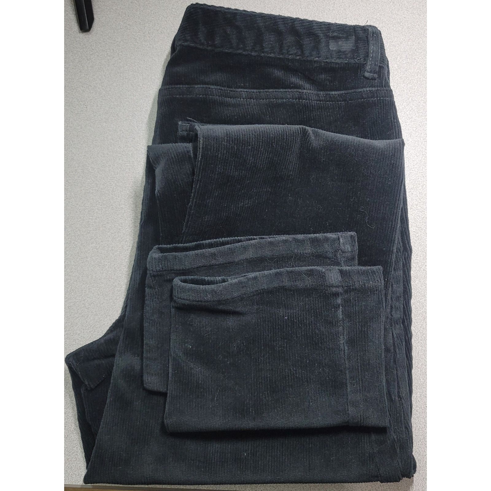 Other American Living Black Corduory Flat Front Jeans 10R Soft Size 32" / US 10 / IT 46 - 5 Thumbnail