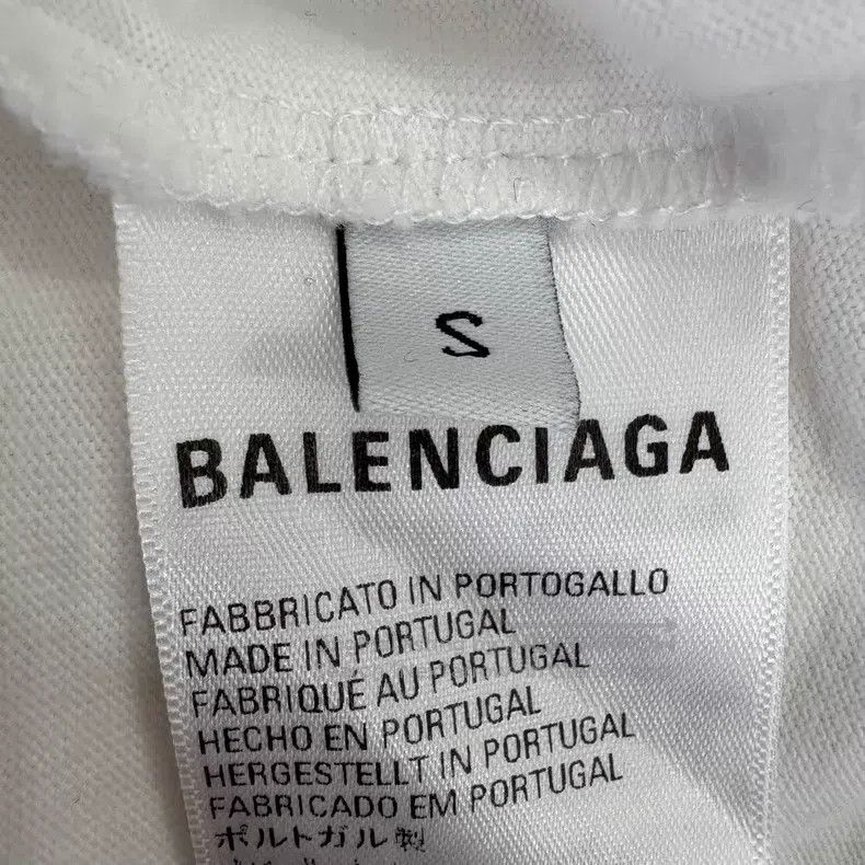 Balenciaga Balenciaga Printed Logo Round Neck Short Sleeve Size US S / EU 44-46 / 1 - 5 Thumbnail