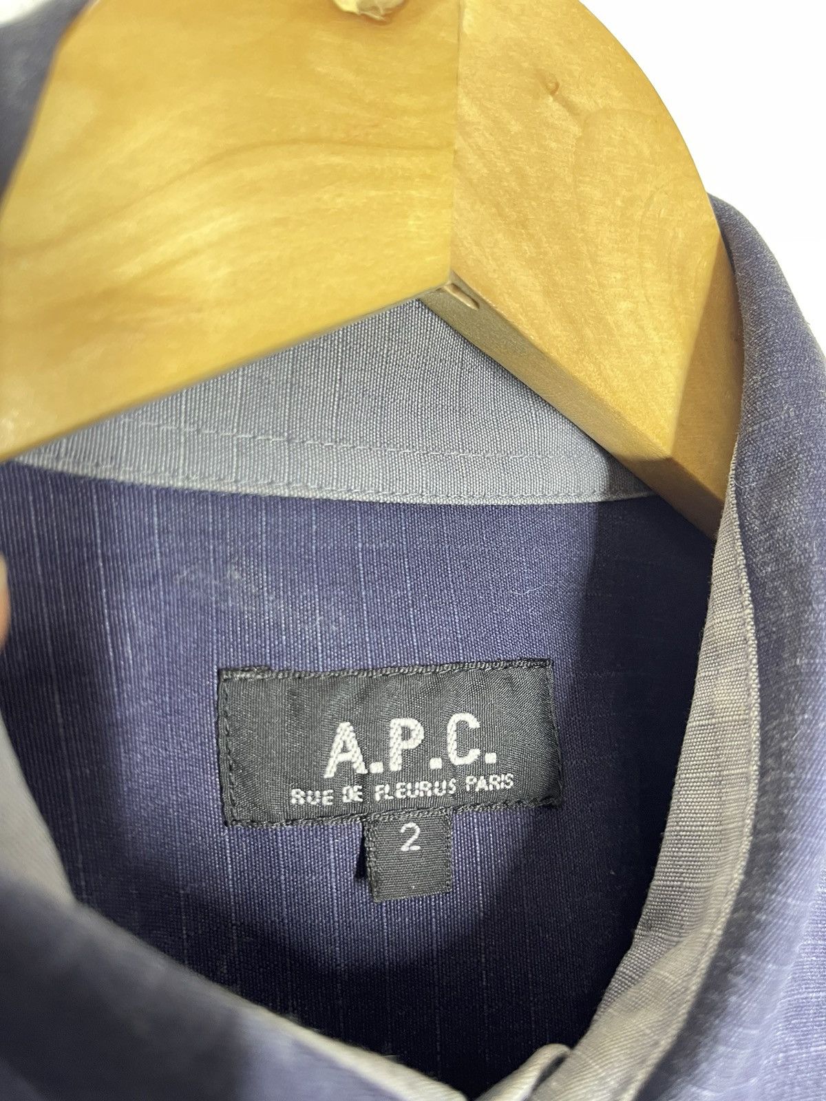 A.P.C. VINTAGE A.P.C SHIRT ARMY STYLE Size US L / EU 52-54 / 3 - 4 Thumbnail