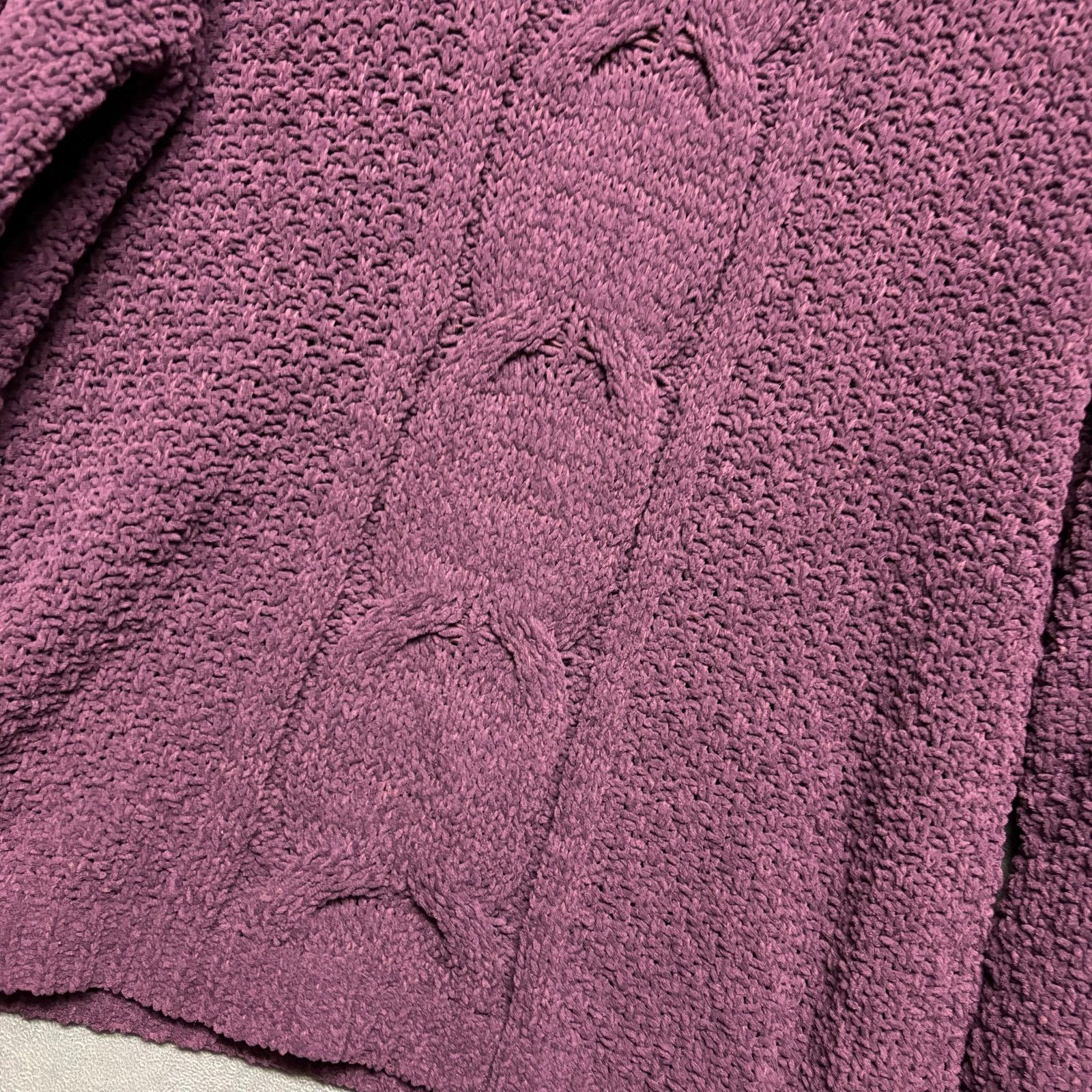 Other Seven7 Sweater Cowl Neck Turtleneck Knit Fisherman Cable Size S / US 4 / IT 40 - 4 Thumbnail