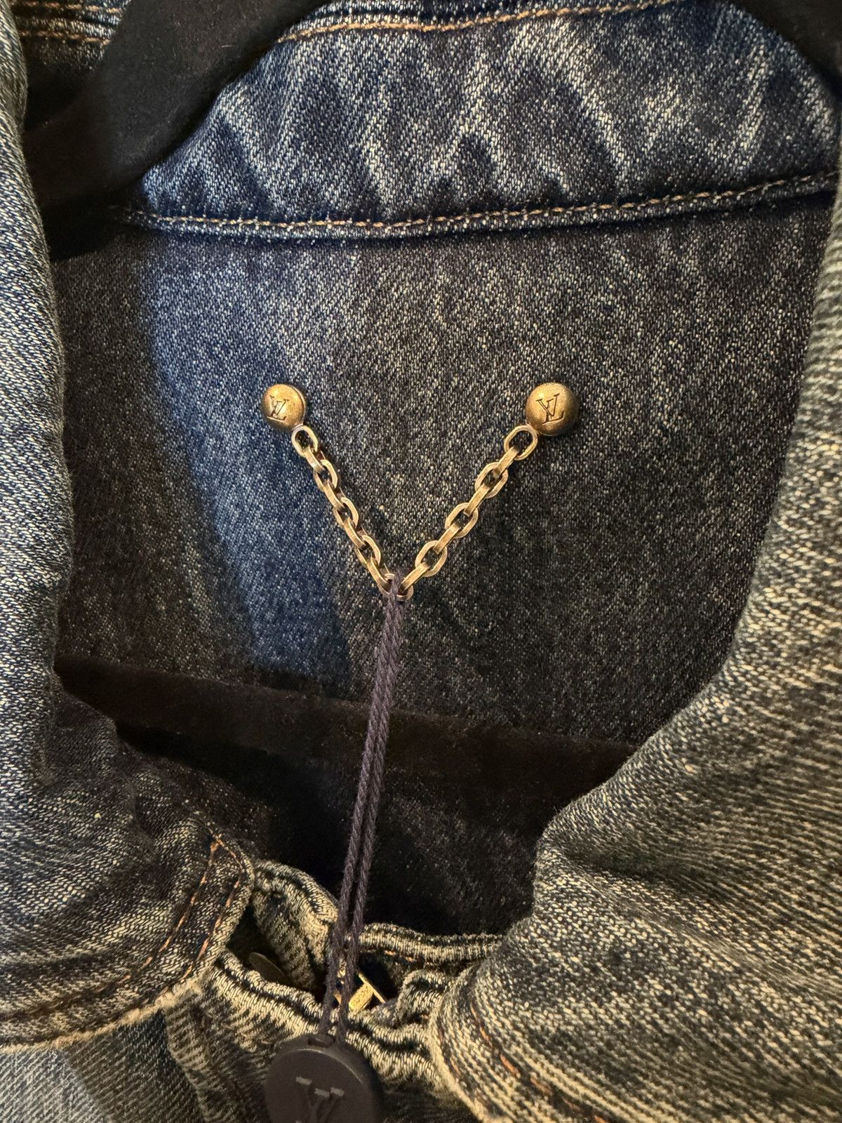 Louis Vuitton Louis Vuitton Denim Carpenter Jacket Size US L / EU 52-54 / 3 - 3 Thumbnail