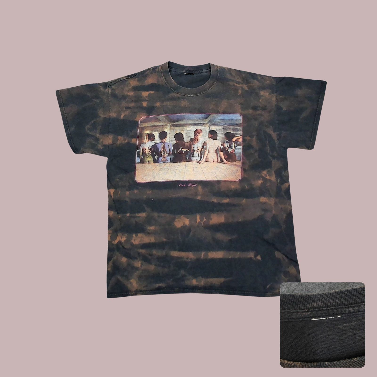 Pink Floyd Pink Floyd Back Art Tee 2004 Custom Bleach Tie Dye Large Size US L / EU 52-54 / 3 - 1 Thumbnail