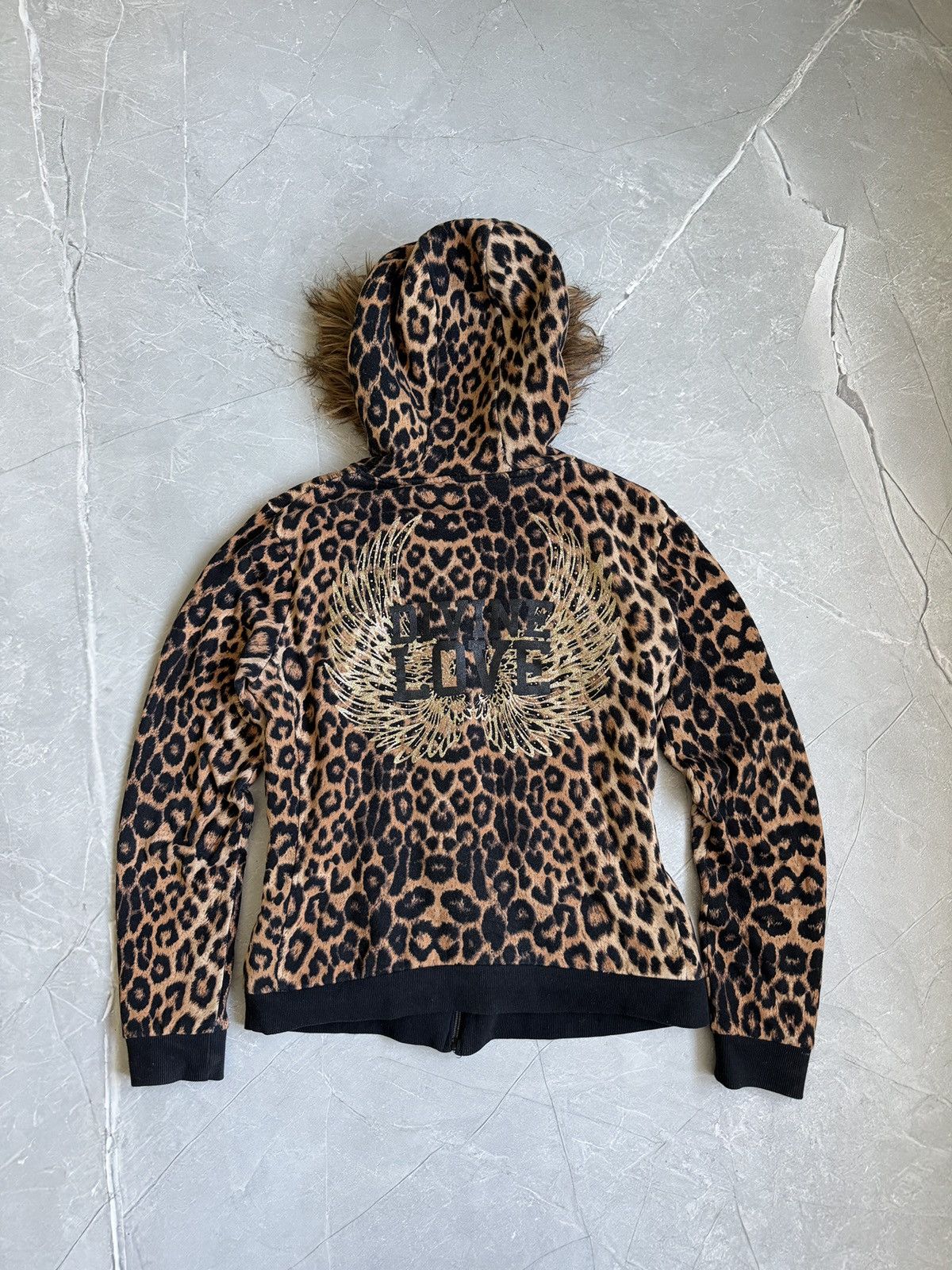 Hysteric Glamour Y2k Faux Fur Leopard Zip Hoodie If Six Was Nine LGB Style Size M / US 6-8 / IT 42-44 - 12 Thumbnail