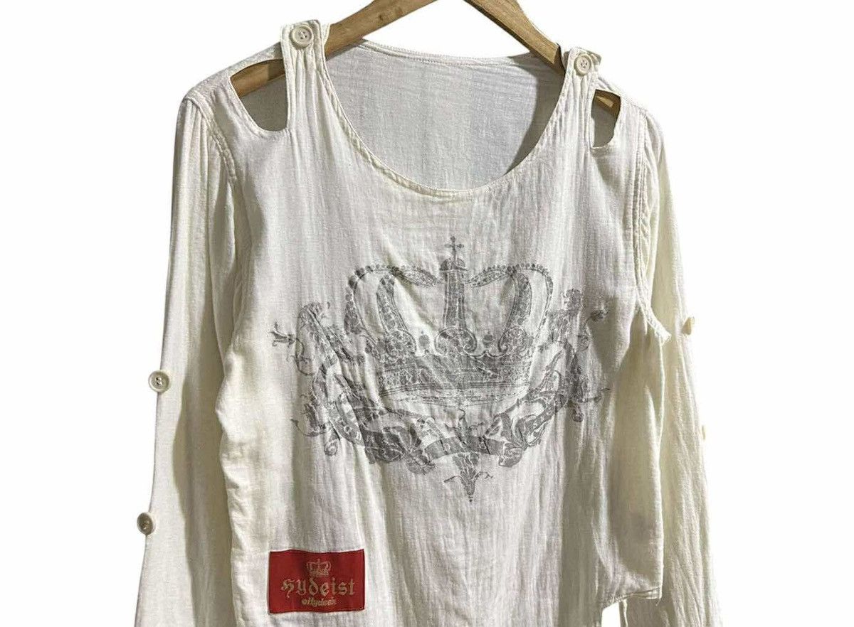 Japanese Brand 🔥Y2K Archived Hyde Hydeist Hydee’s Gauze Long Sleeve Shirt Size US S / EU 44-46 / 1 - 3 Thumbnail
