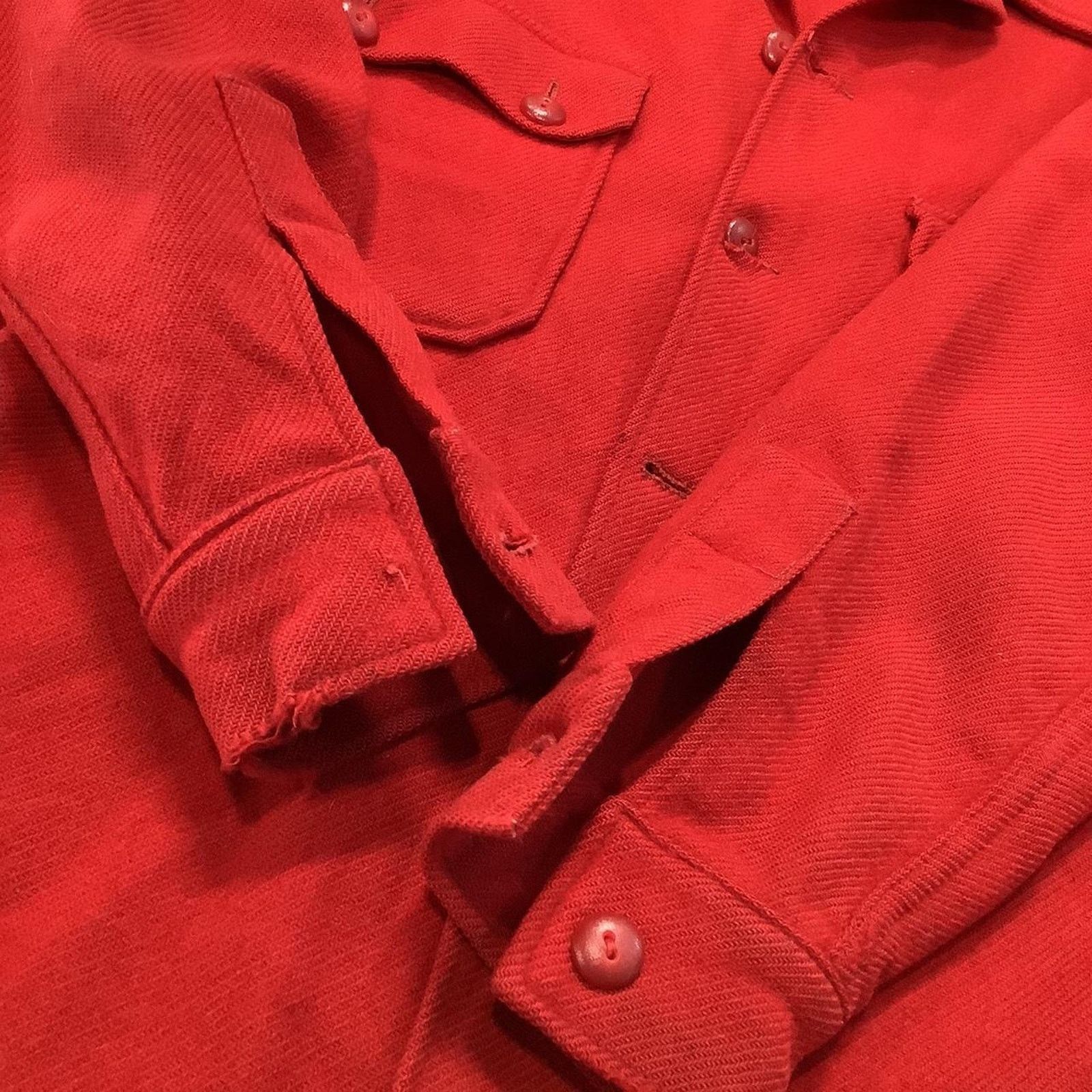 Other 60s Red Wool Boy Scouts Of America Jacket Shirt Size US L / EU 52-54 / 3 - 4 Thumbnail