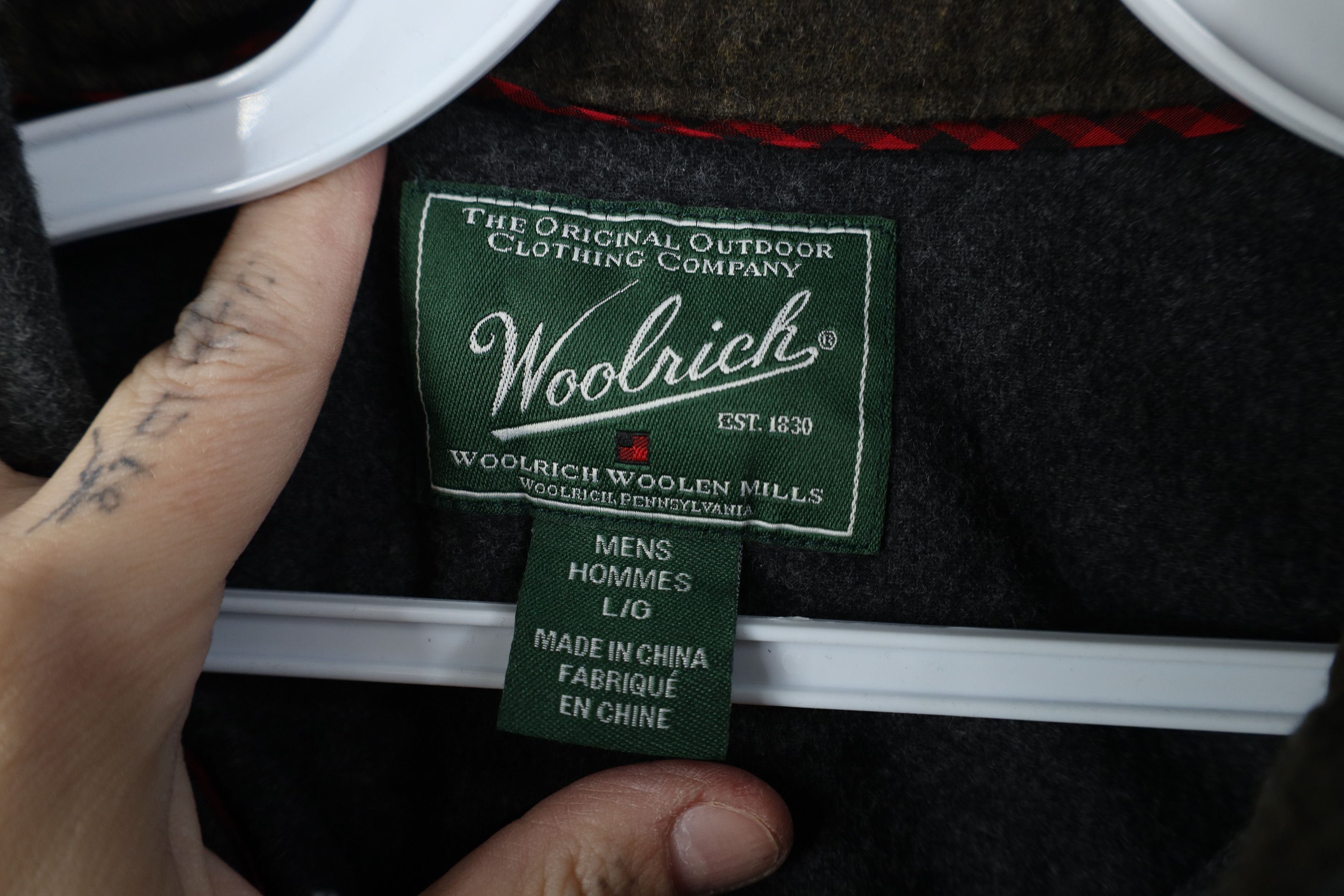 Woolrich Woolen Mills Vintage Woolrich Chamois Collared Button Down Shirt Gray Size US L / EU 52-54 / 3 - 6 Thumbnail