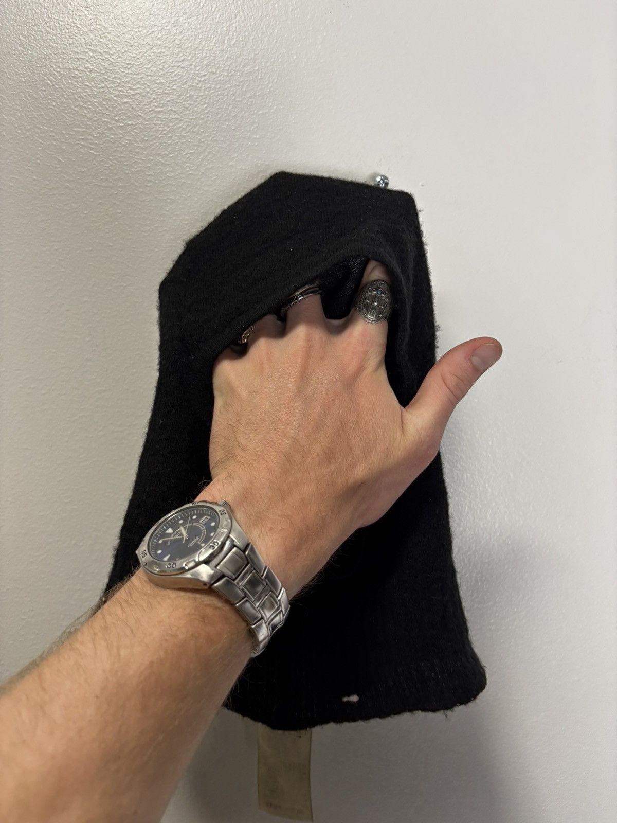 Rick Owens Rick Owens cashmere ski mask Size ONE SIZE - 2 Thumbnail