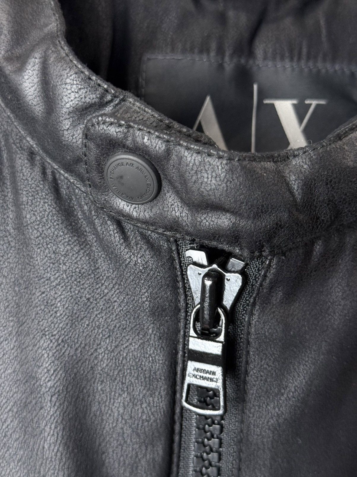 Armani Exchange Vintage Armani Exchange Leather Suede Jacket Size US M / EU 48-50 / 2 - 7 Thumbnail