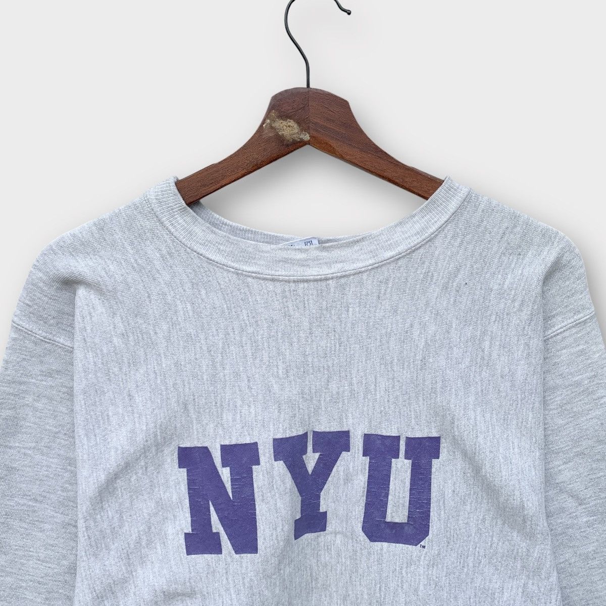Champion VINTAGE 90s CHAMPION REVERSE WEAVE NYU NEW YORK UNIVERSITY Size US M / EU 48-50 / 2 - 3 Thumbnail