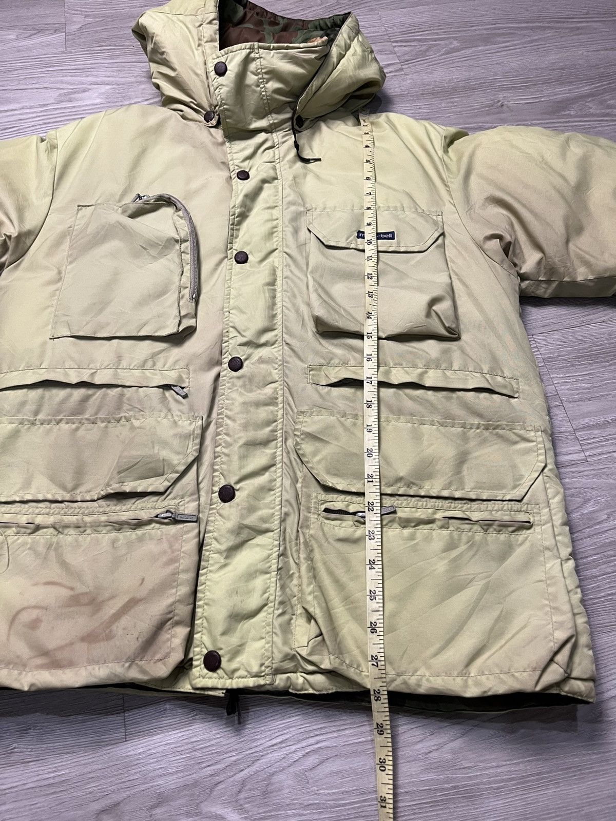 Montbell 1990s Montbell Reversible Camo Down Jacket Size US L / EU 52-54 / 3 - 17 Thumbnail