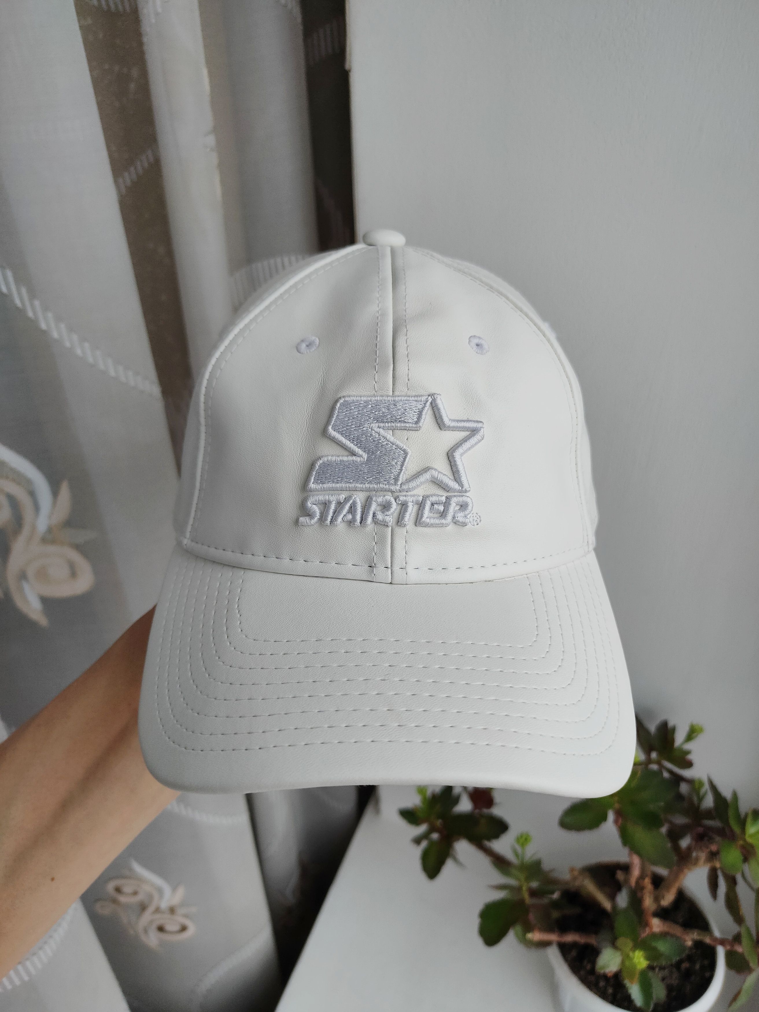 Starter Starter Black label cap hat unisex pu leather cap starter Size ONE SIZE - 3 Thumbnail