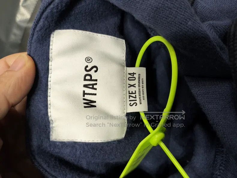 Wtaps Wtaps Blue hoodie Size US XL / EU 56 / 4 - 2 Thumbnail