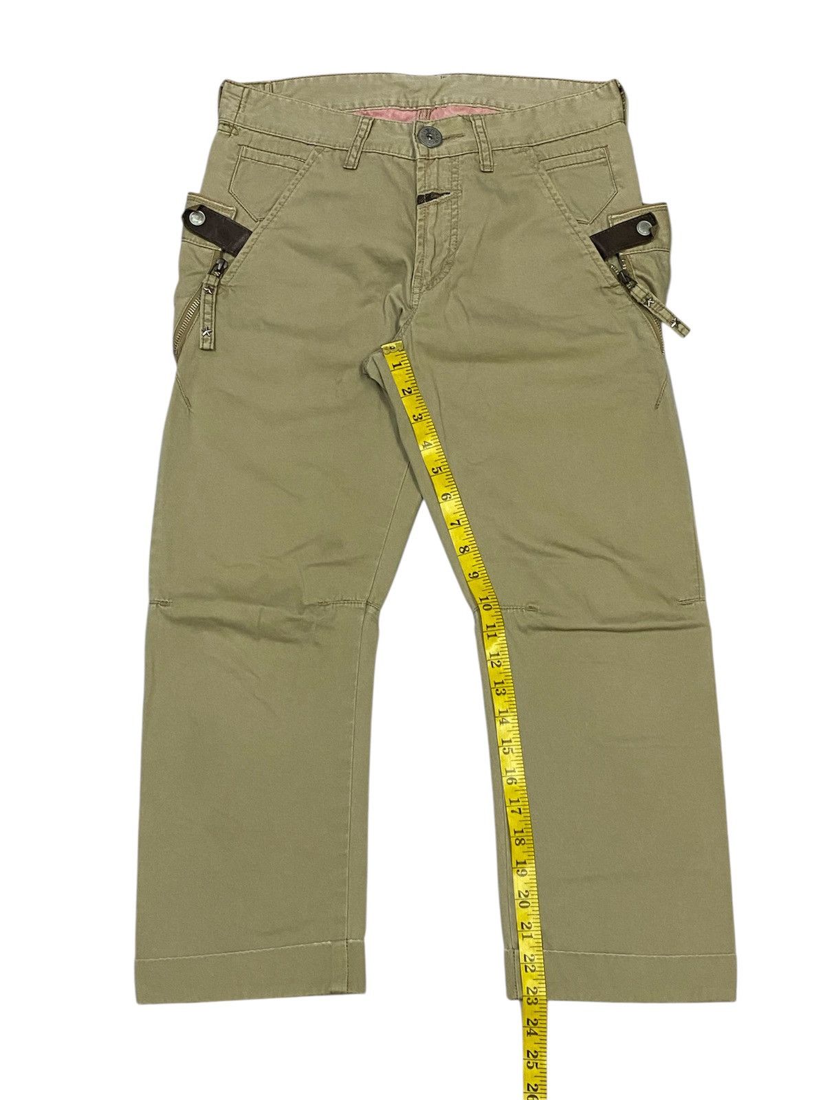 Marithe + Francois Girbaud Marithe Francois Girbaud Double Waist Cropped Pants Size US 30 / EU 46 - 19 Thumbnail