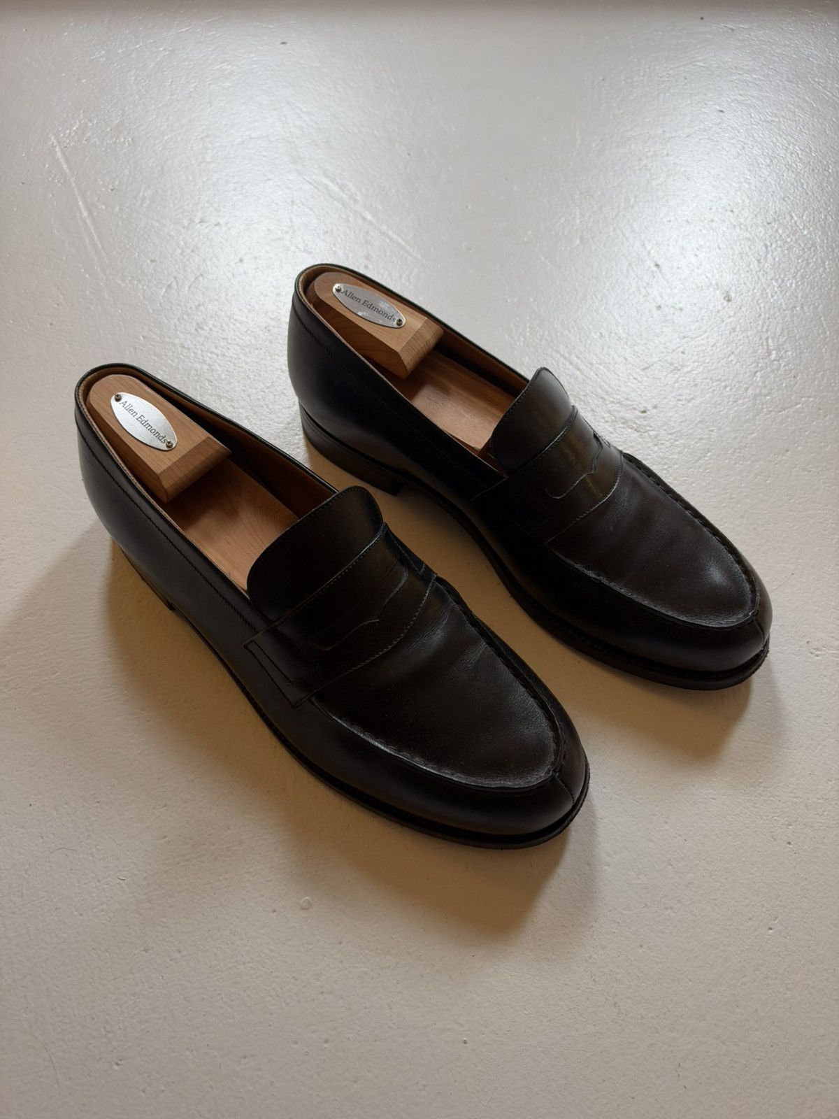 J.M. Weston 180 Moccasin Loafer | Black Calf | 10d (Us 11), Men's — image 3 of 6