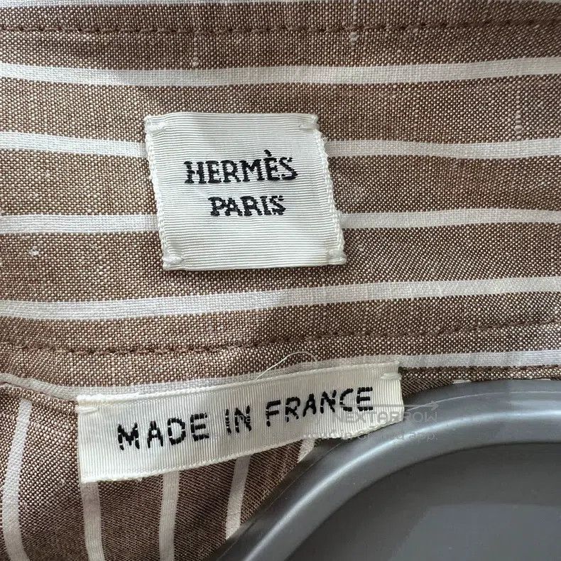 Hermes Hermes Striped buttoned collar long-sleeve shirt Size XS / US 0-2 / IT 36-38 - 3 Thumbnail