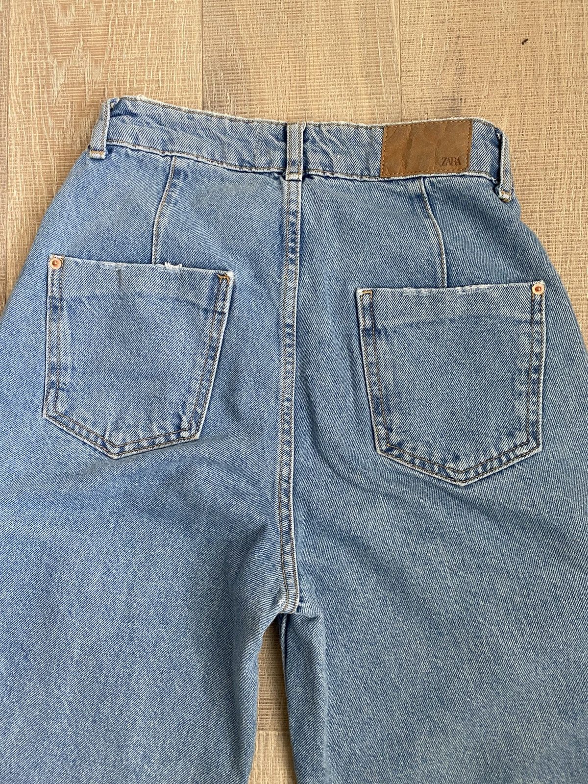 Zara Zara High Rise Cargo Jeans Size 26" / US 2 / IT 38 - 7 Thumbnail