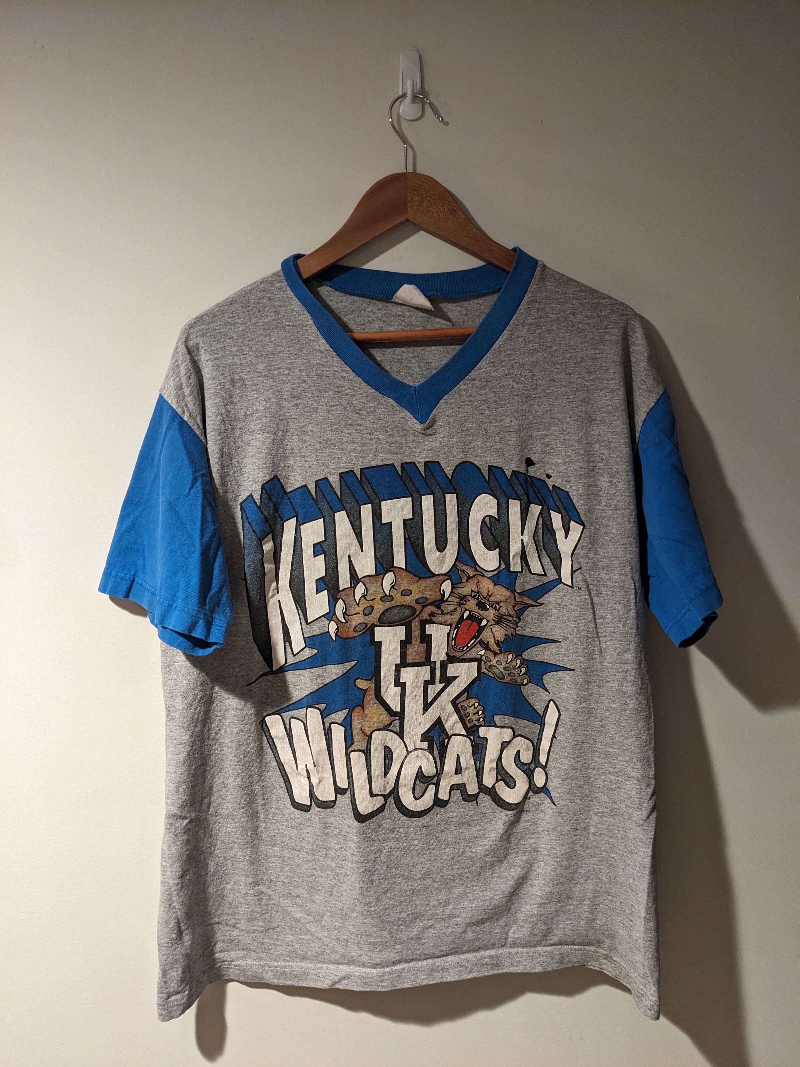 Vintage 90s Kentucky Wildcats College Football Large T-Shirt