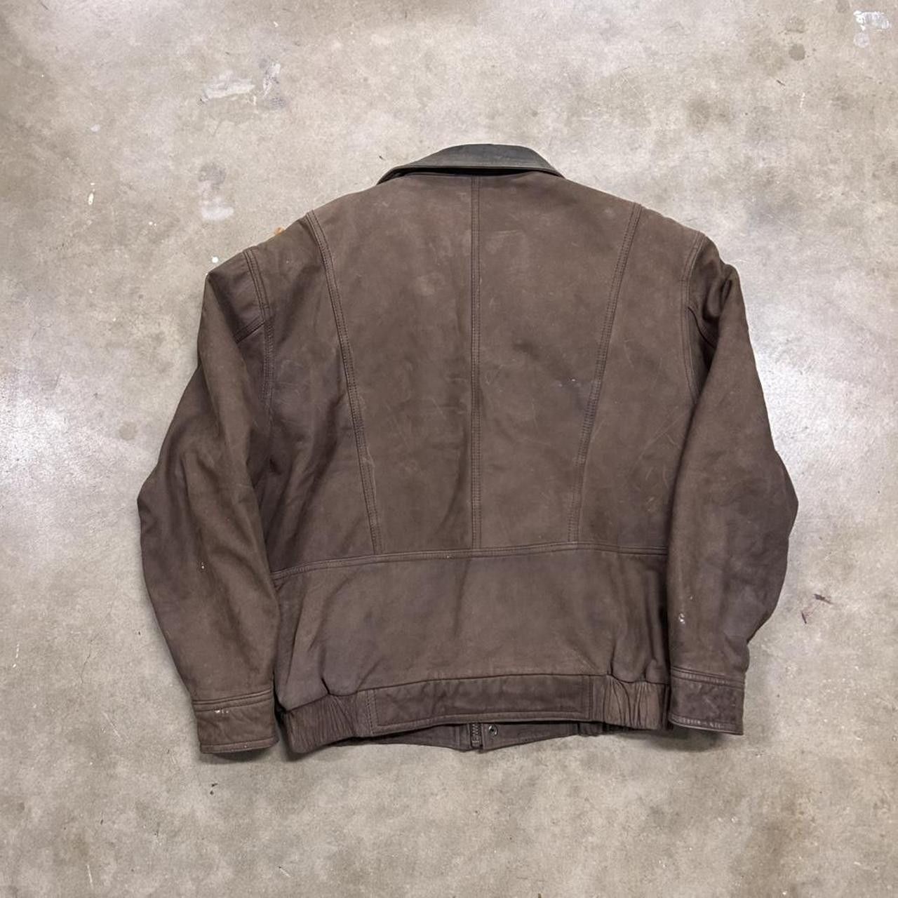 Other Men's Brown Leather Jacket w/ Crazy Lining Size US M / EU 48-50 / 2 - 2 Thumbnail