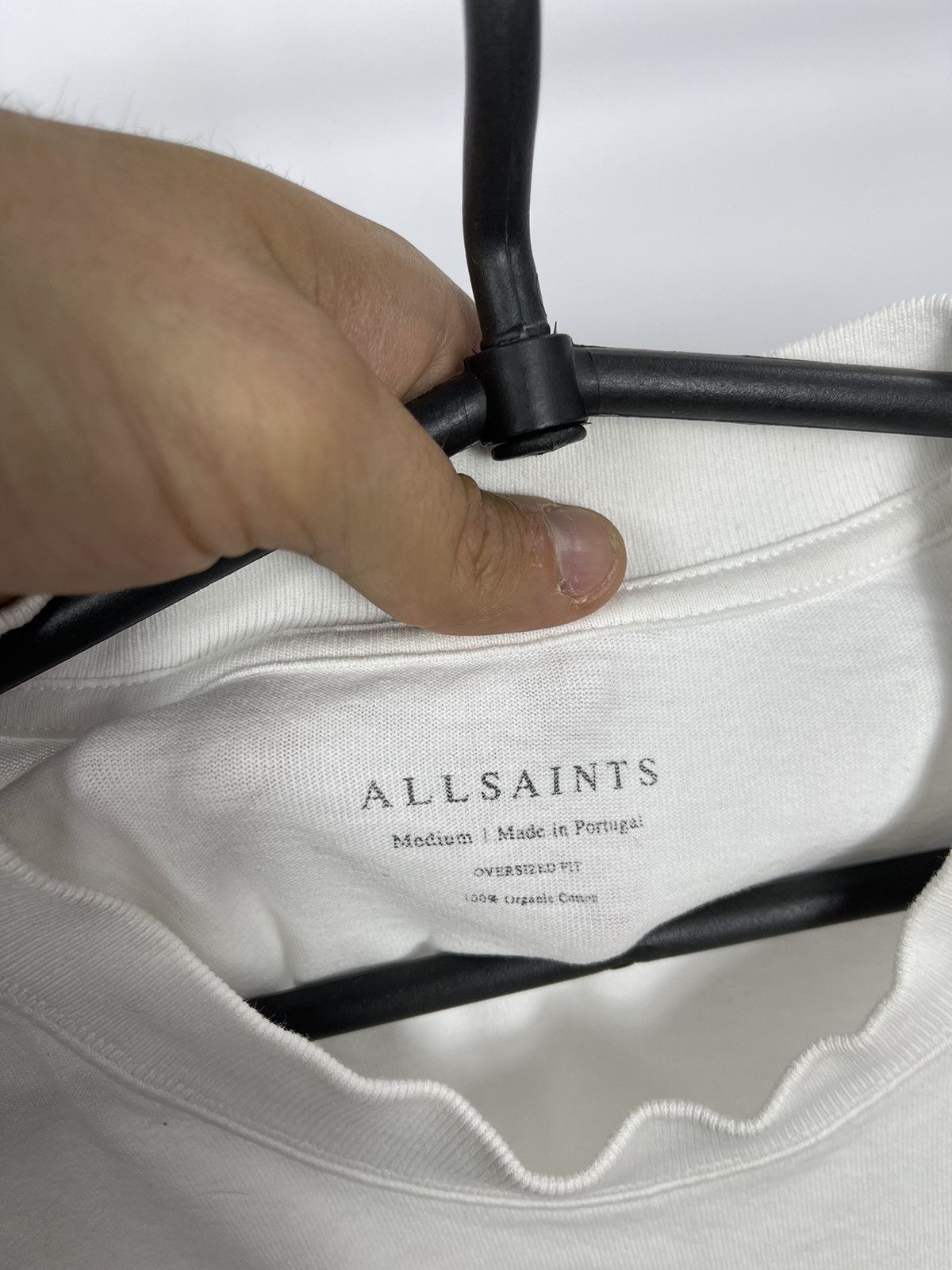 Allsaints Allsaints London Pass T-Shirt Size M White Made in Portugal Size US M / EU 48-50 / 2 - 4 Thumbnail