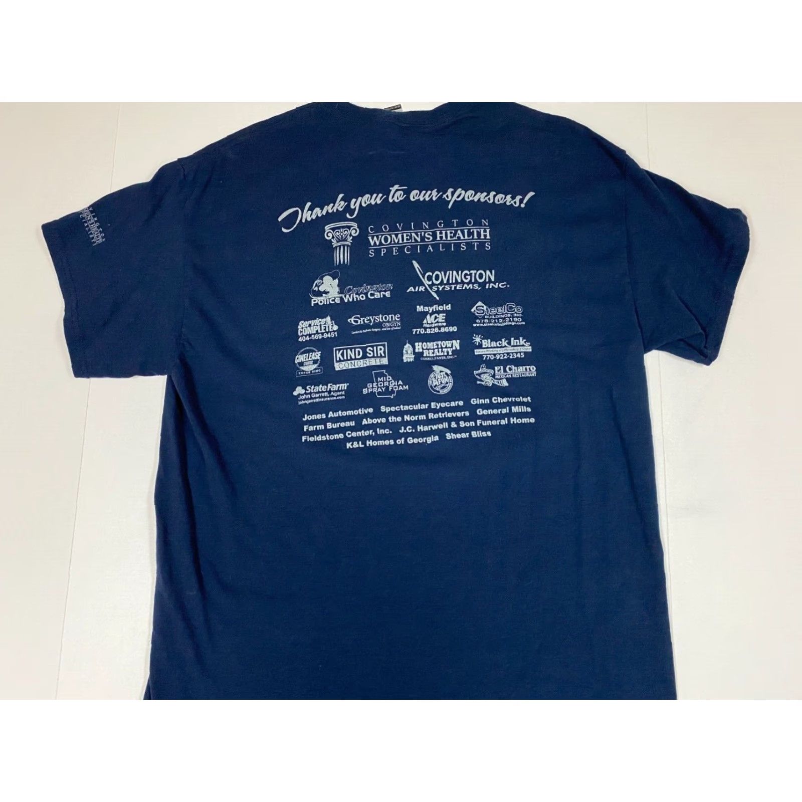Gildan Gildan Hornets Shirt Mens Large Blue Crew Neck Short Sleeve Logo California Classic Hustle Size US L / EU 52-54 / 3 - 7 Thumbnail