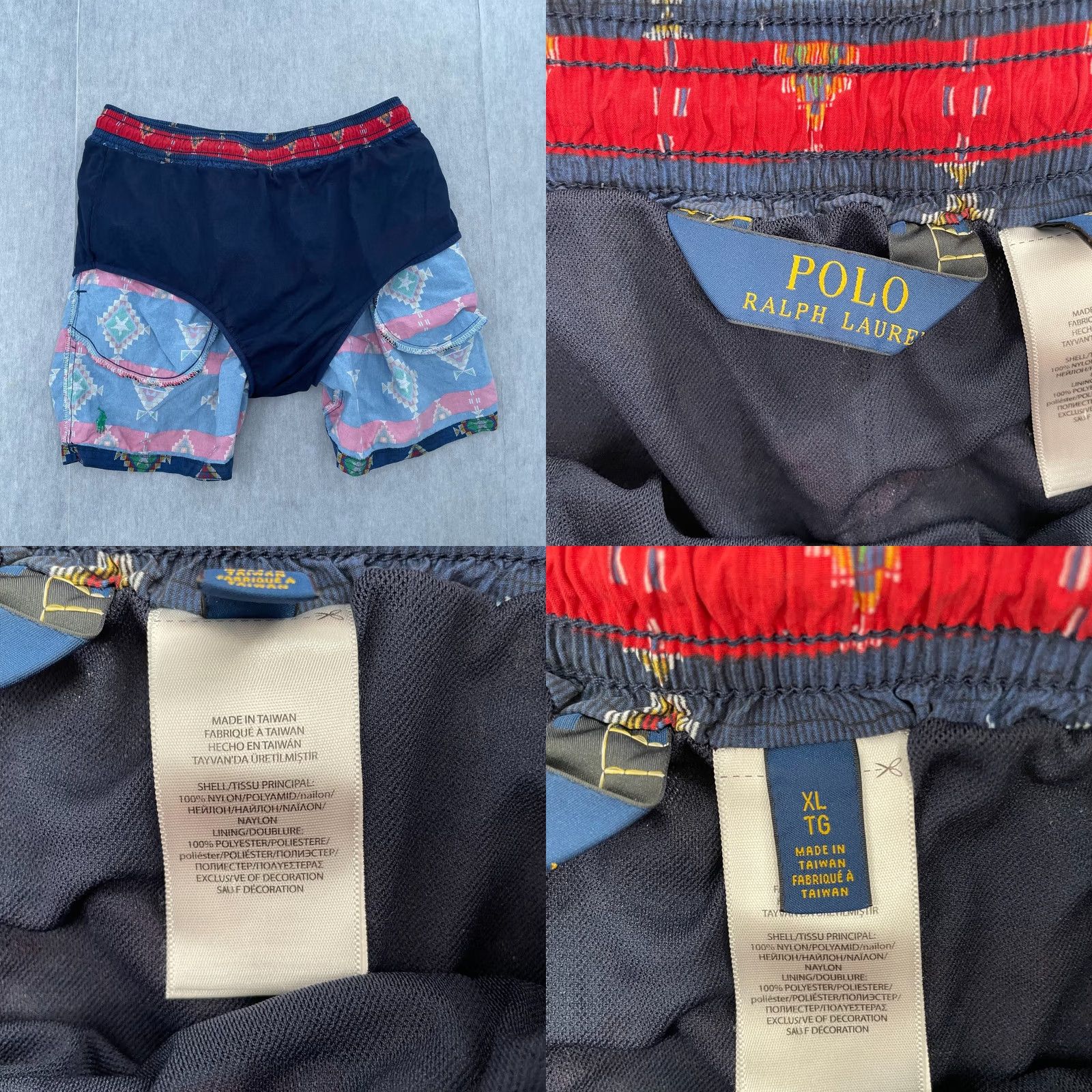 Polo Ralph Lauren Polo Ralph Lauren Swim Trunks Shorts Adult XL Native Print Pockets Mens Size US XL / EU 56 / 4 - 8 Thumbnail