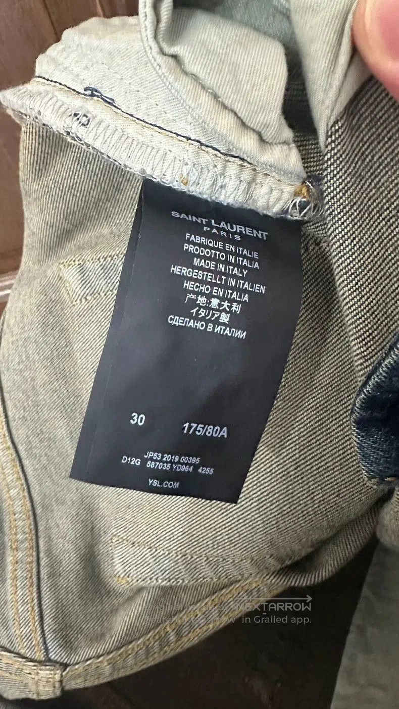 Saint Laurent Paris Saint Laurent Men's Size 32 Jeans. Size US 32 / EU 48 - 5 Thumbnail