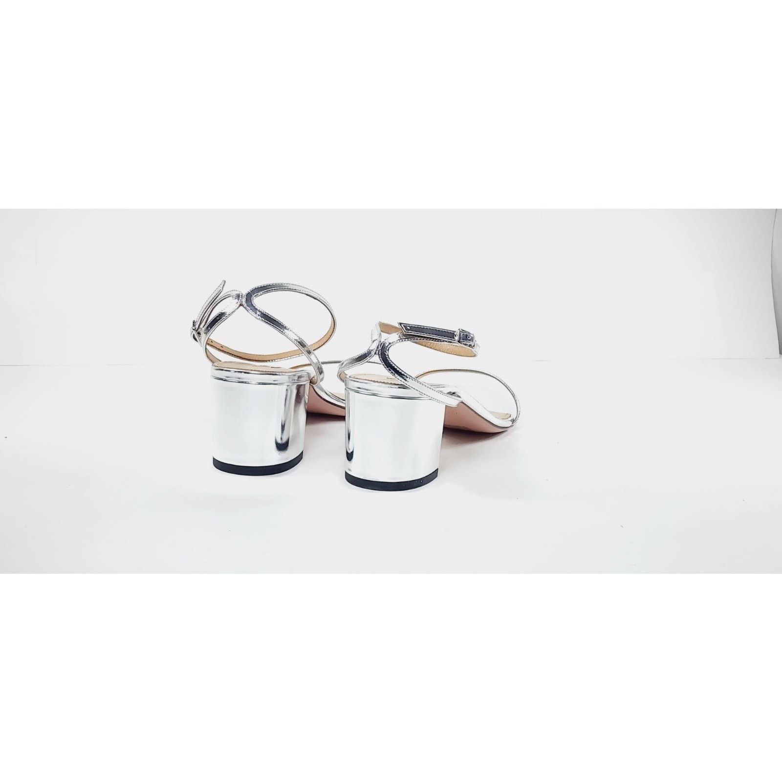 Aquazzura AQUAZZURA Olie Leather Sandals US8.5 EU38.5 Silver. Size US 8.5 / IT 38.5 - 10 Thumbnail