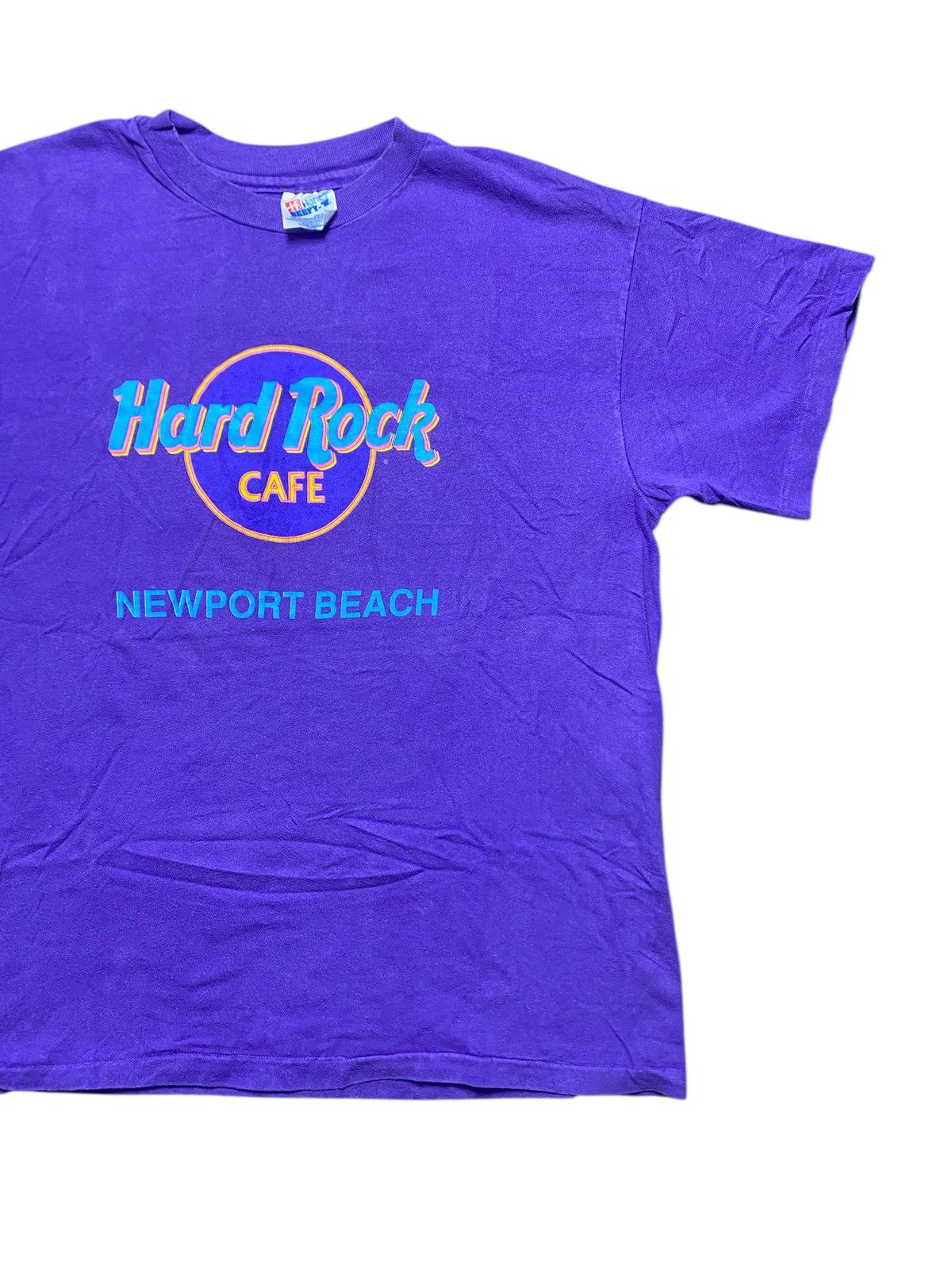 Hard Rock Cafe VINTAGE HARD ROCK CAFE NEWPORT BEACH TEE Size US L / EU 52-54 / 3 - 4 Thumbnail