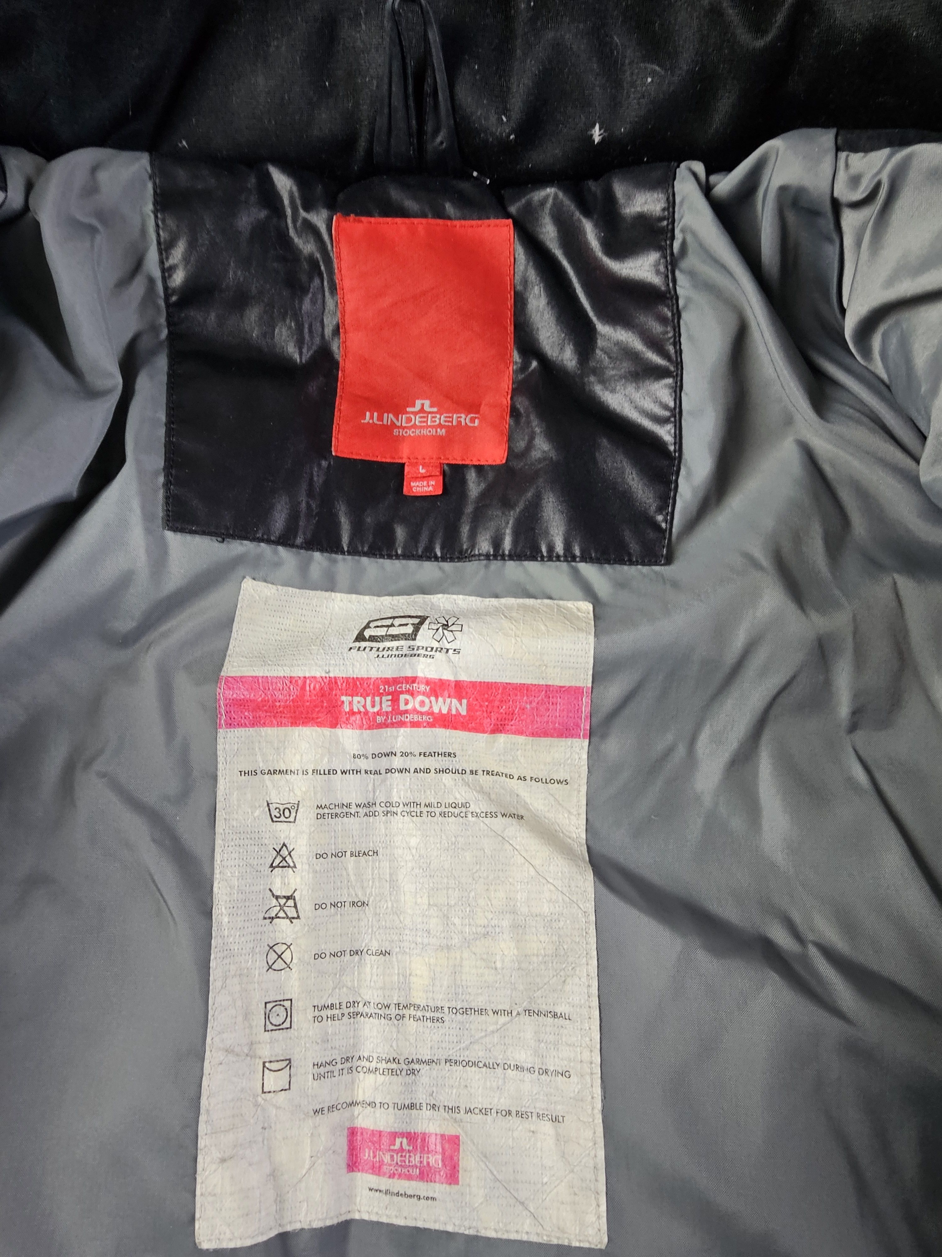 J.Lindeberg J.Lindeberg Down Jacket Men L Black Puffer Nylon Hooded Size US L / EU 52-54 / 3 - 6 Thumbnail