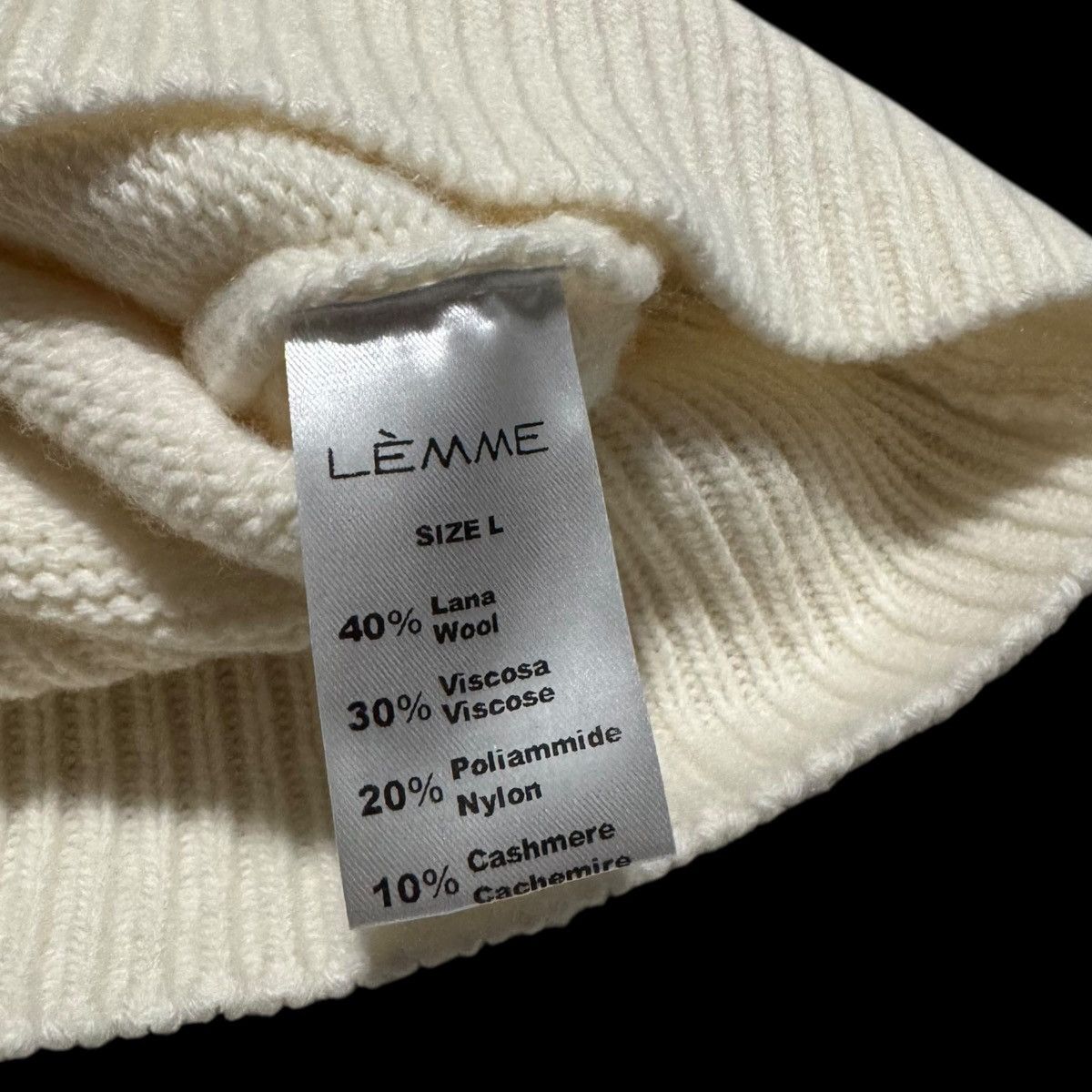 Other Lemme Italy Cropped Pullover Raglan Sweater Women's Large Size L / US 10 / IT 46 - 5 Thumbnail