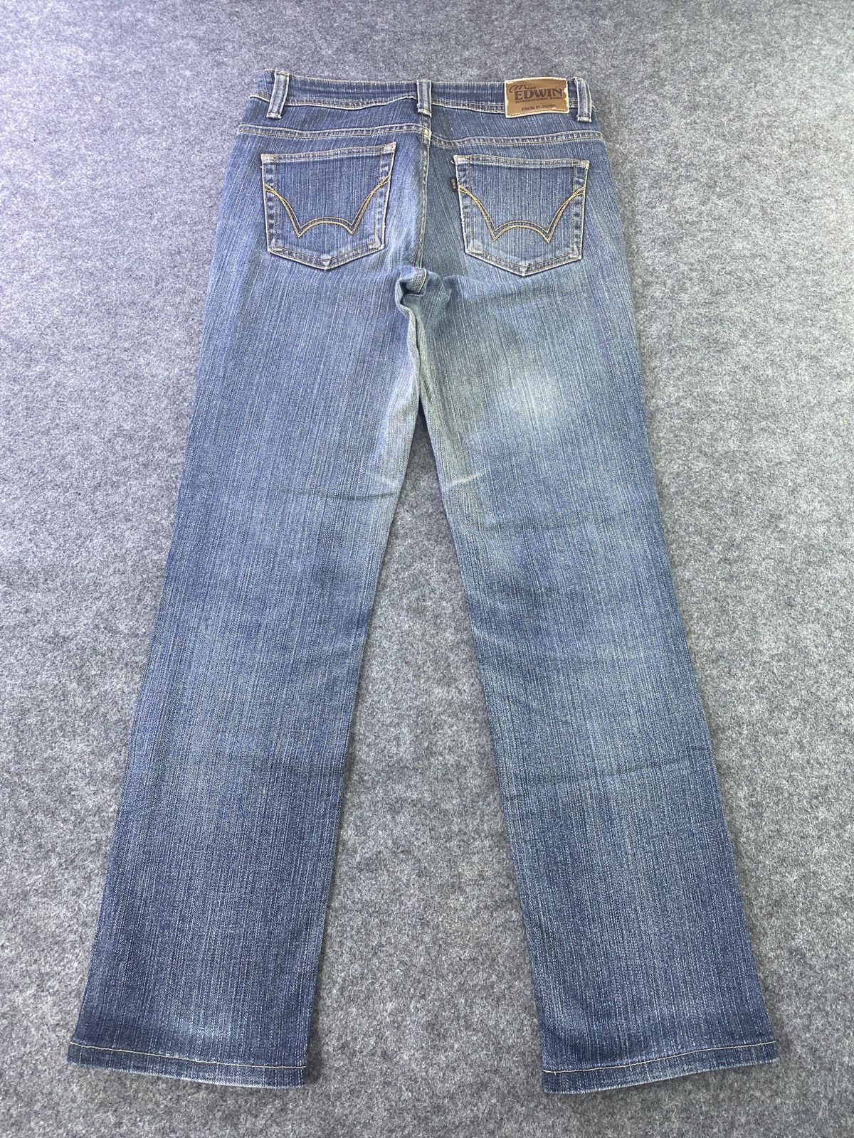 Edwin × Japanese Brand × Jean Miss Edwin Distress Wash Denim - J932 Size 30" / US 8 / IT 44 - 4 Thumbnail