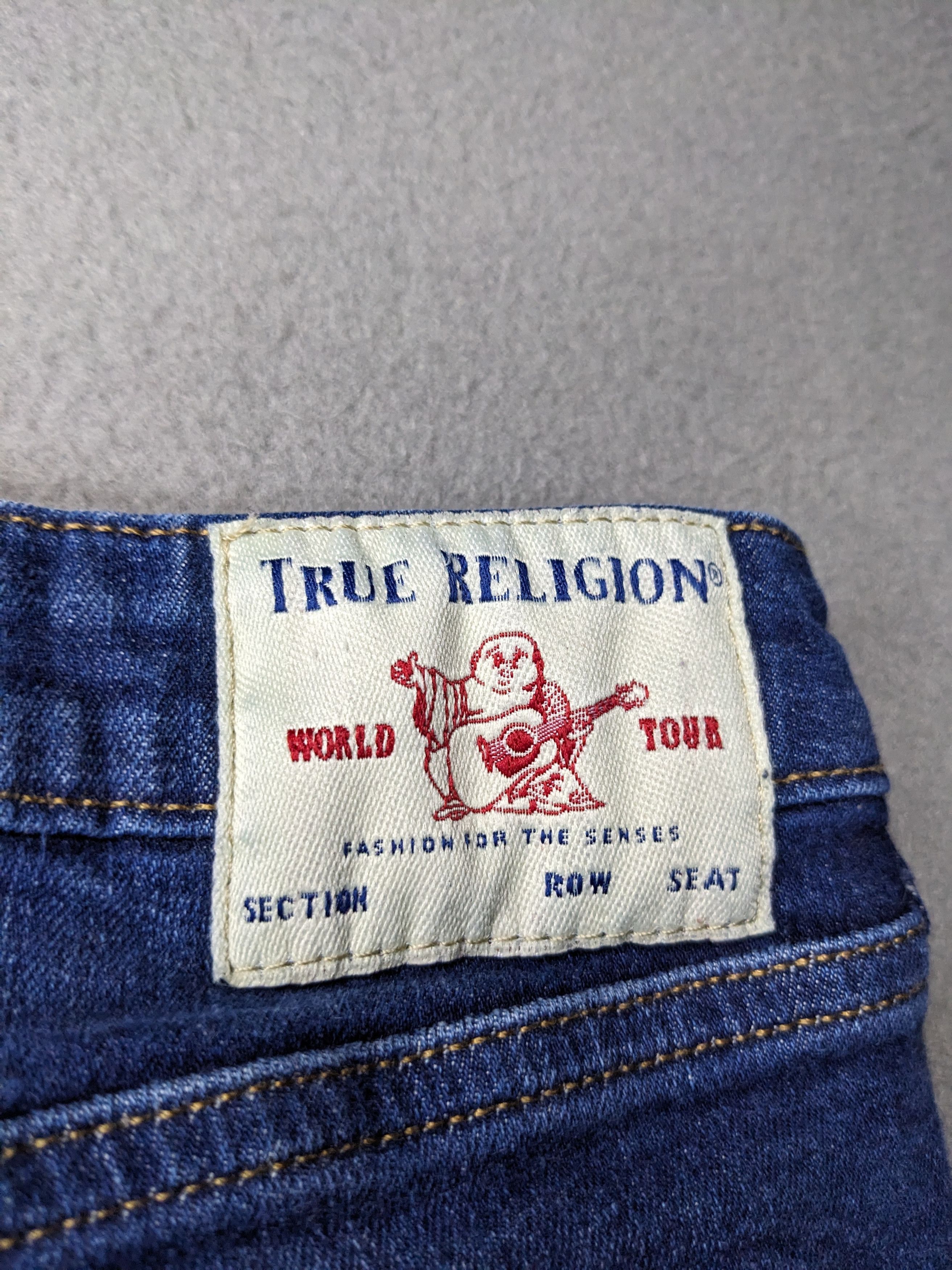 True Religion True Religion Womens Halle Skinny Jeans 28x28 Button Fly Y2K Size 28" / US 6 / IT 42 - 8 Thumbnail