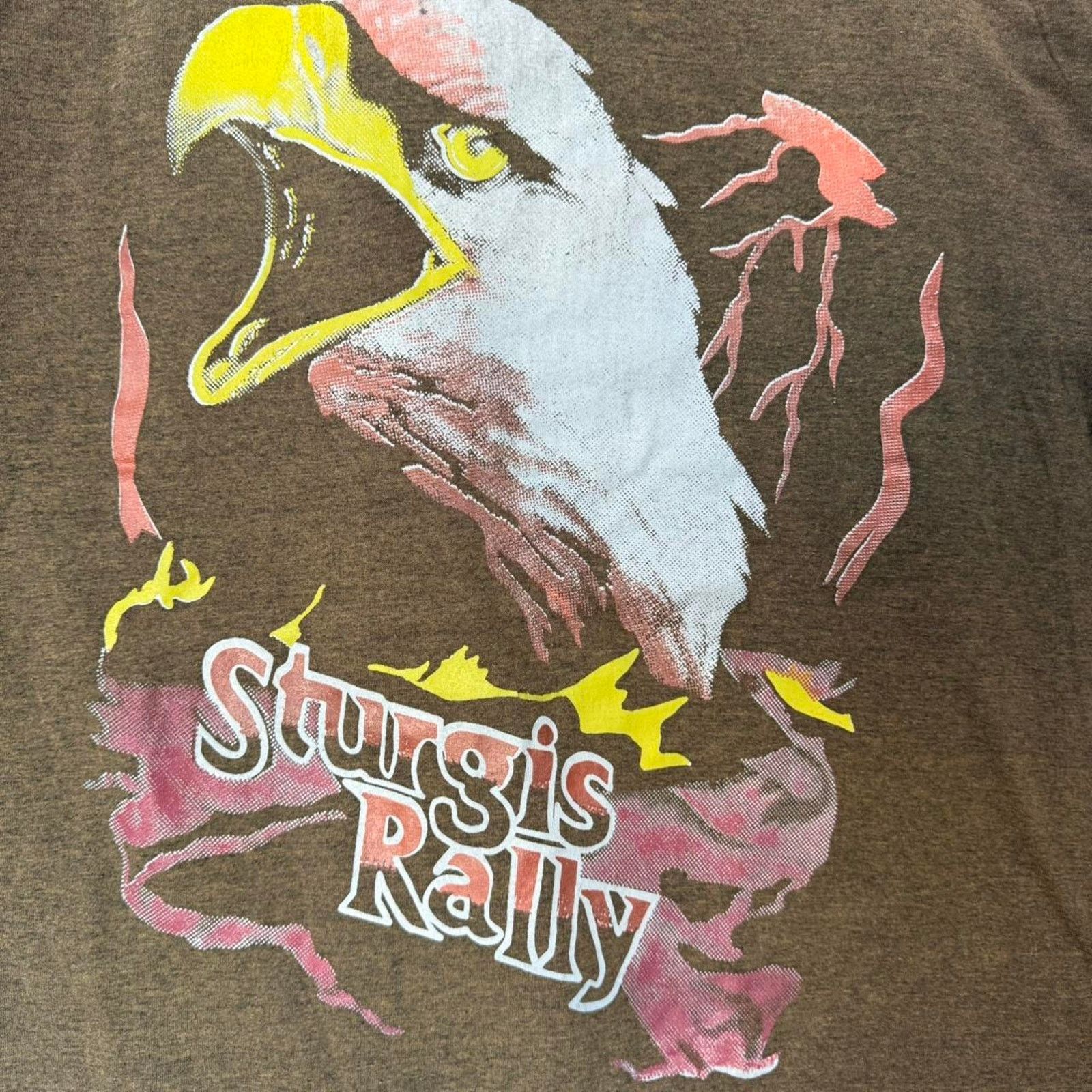 Other Vintage 80s or 90s Sturgis Rally Lightning Shirt Size US XL / EU 56 / 4 - 5 Thumbnail