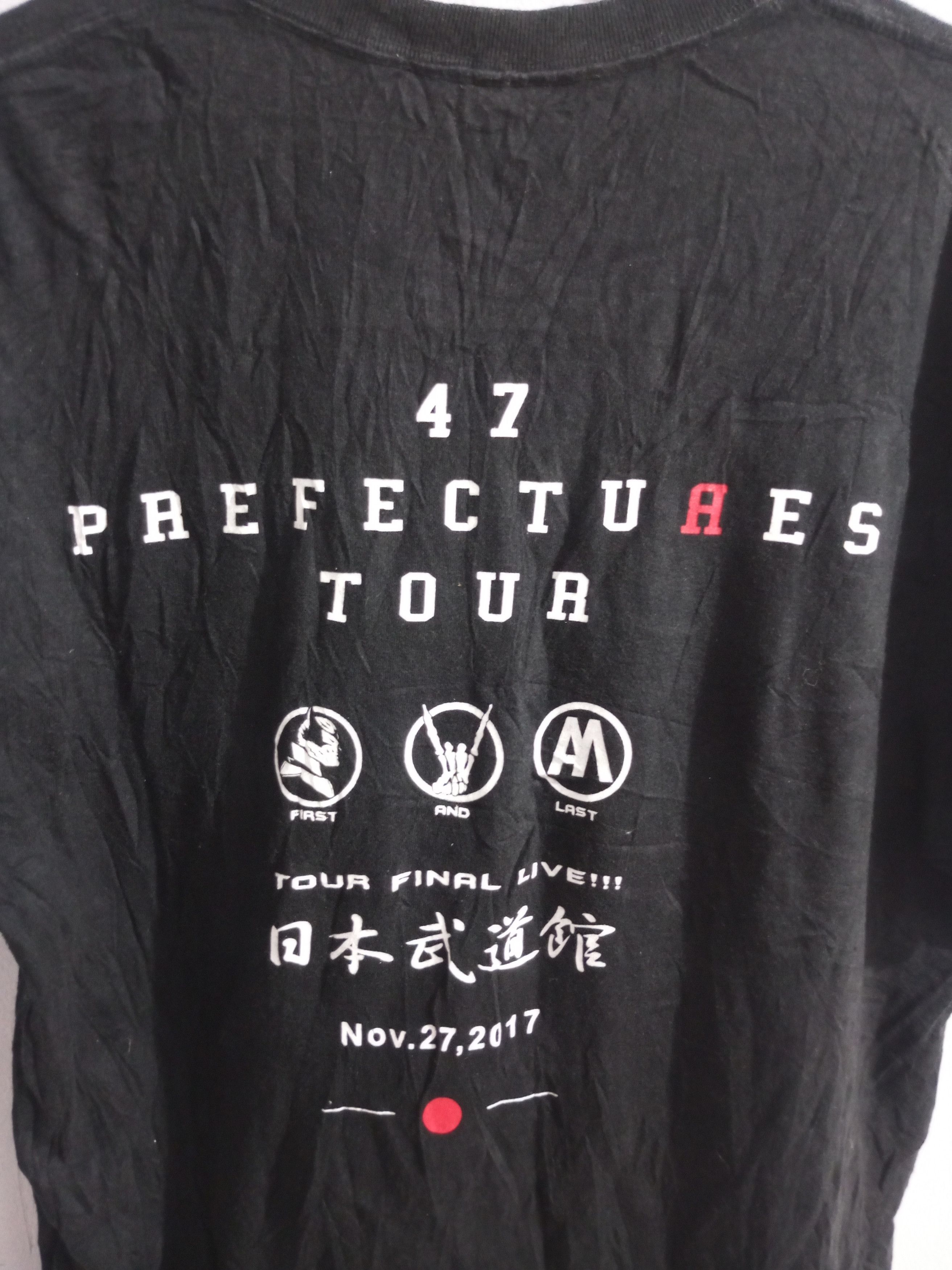 Hysteric Glamour Sun faded Red Spider 47 prefectures tour first and last tee Size US XL / EU 56 / 4 - 5 Thumbnail