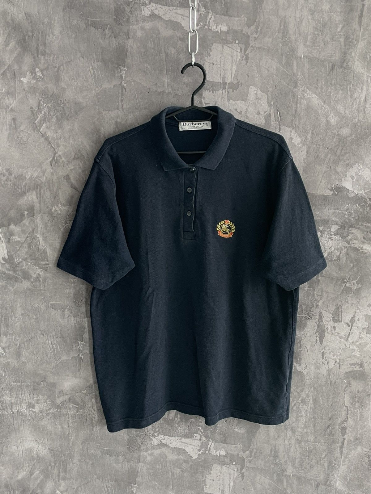 Burberry × Designer × Vintage Vintage Burberrys Polo Buttons Ups t shirt Luxury Size US XL / EU 56 / 4 - 1 Thumbnail
