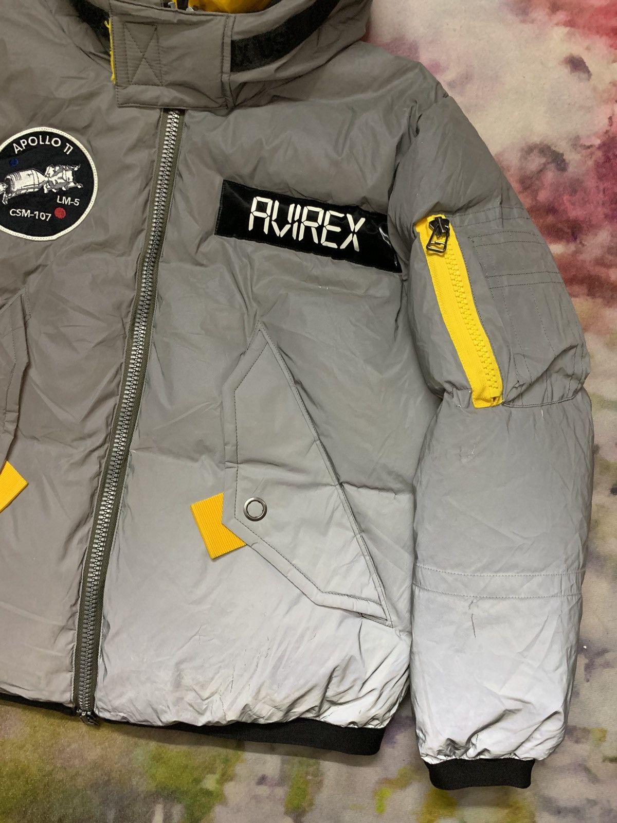Avirex Avirex Astronaut Apollo Glowing Puffer Down Jacket Size US L / EU 52-54 / 3 - 5 Thumbnail