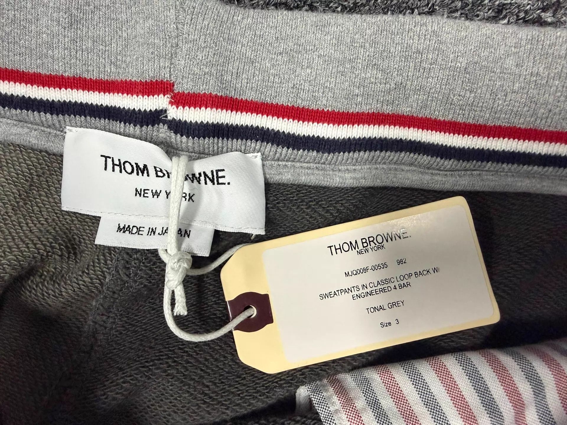 Thom Browne Thom Browne men's 4-bar color blocked track pants Size US 34 / EU 50 - 4 Thumbnail