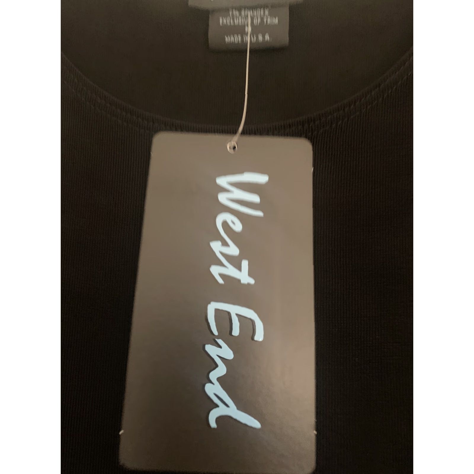 Vintage West End Black Sleeveless Blouse M User: West End Black Sleeveless Blouse M Size M / US 6-8 / IT 42-44 - 4 Thumbnail