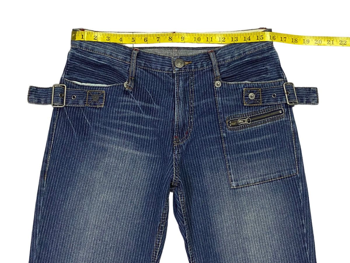 PPFM PPFM 20Th Anniversary Stripes Bondage Pant Flare Jeans Size US 32 / EU 48 - 4 Thumbnail