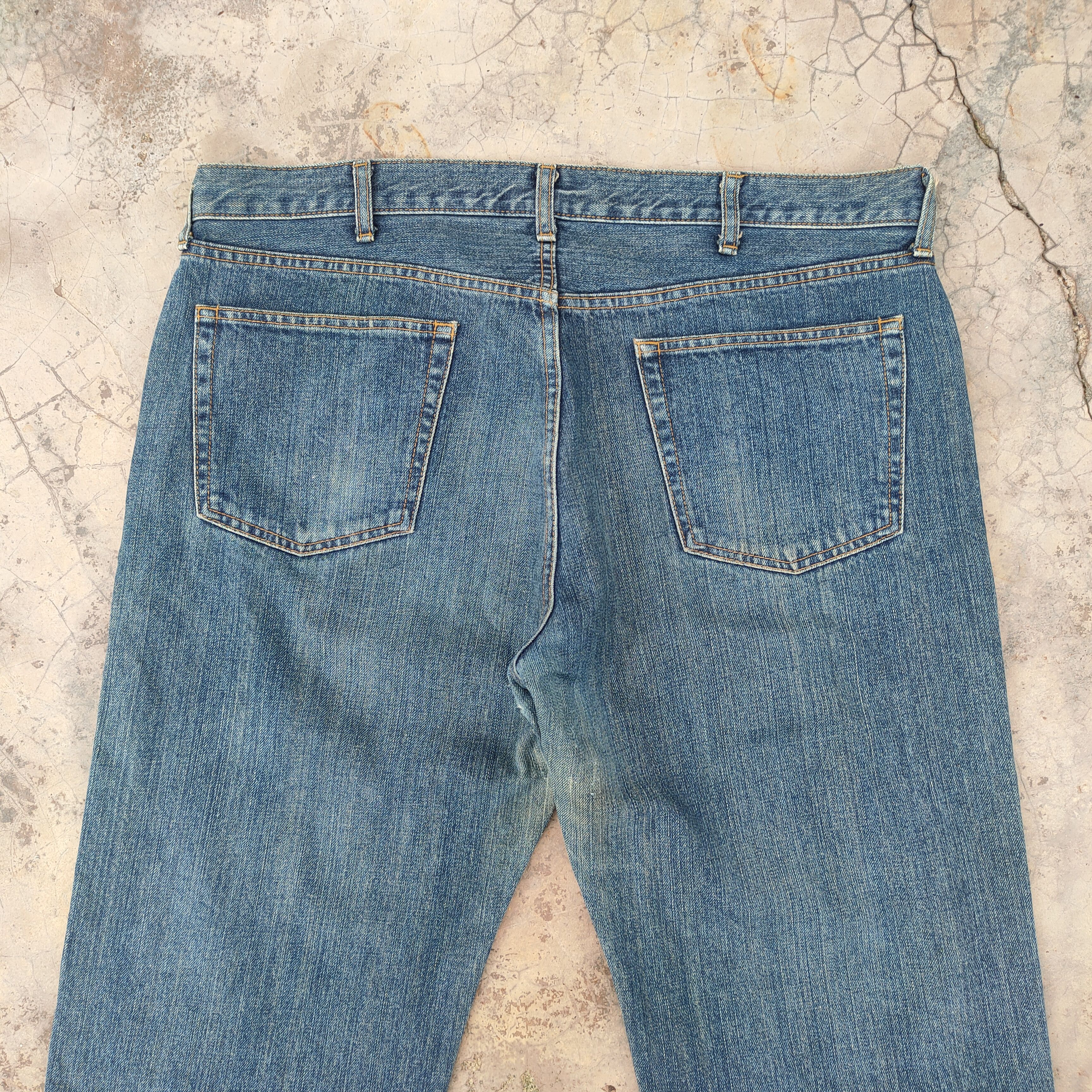 Japanese Brand × Jean × Vintage VINTAGE JAPANESE FADED JEANS DENIM PANTS Size US 40 / EU 56 - 8 Thumbnail