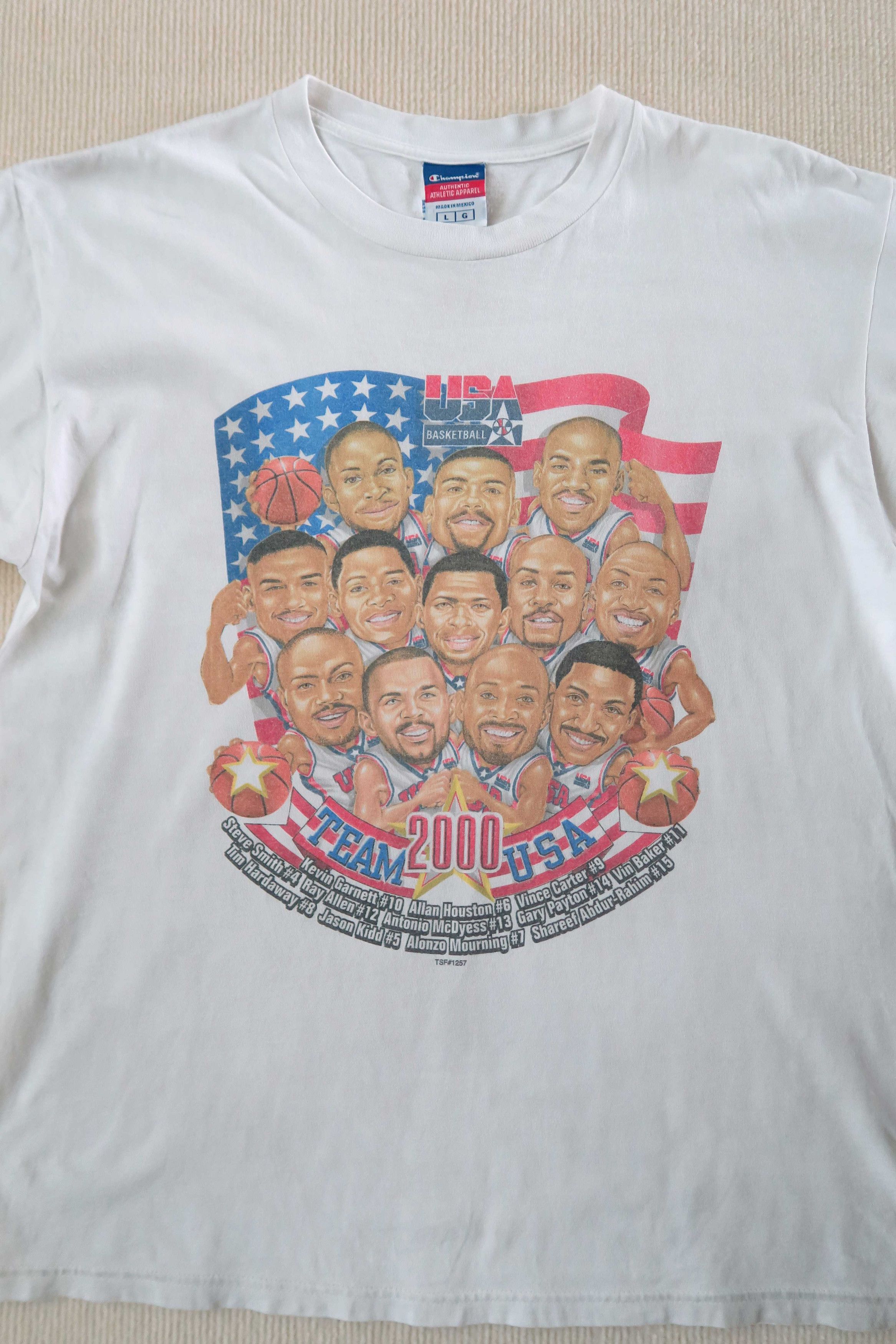 Champion Vintage Champion USA Dream Team 2000 Olympics T-Shirt Size US L / EU 52-54 / 3 - 3 Thumbnail