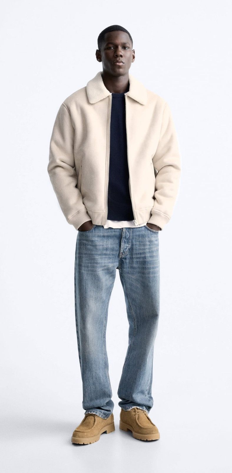 FAUX SUEDE JACKET