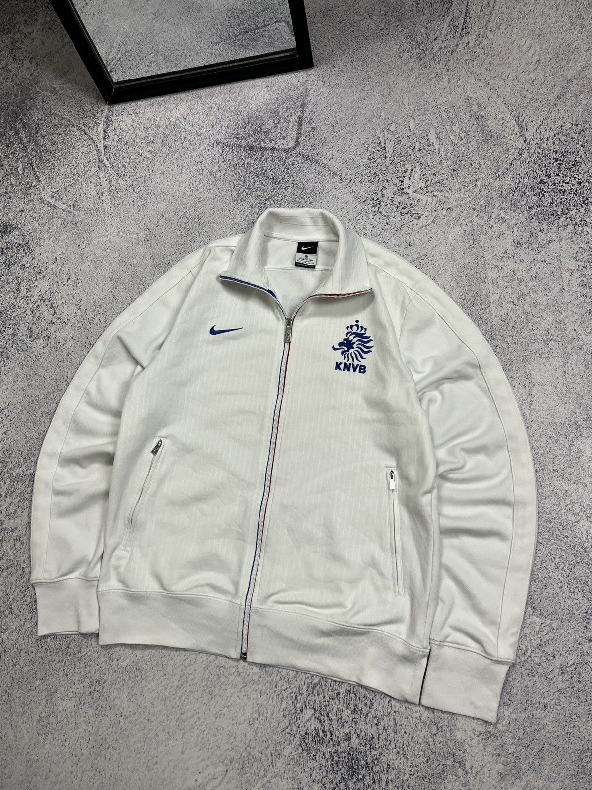 Nike × Vintage Nike Netherlands 2012 World Cup Football Track Jacket KNVB Size US M / EU 48-50 / 2 - 3 Thumbnail