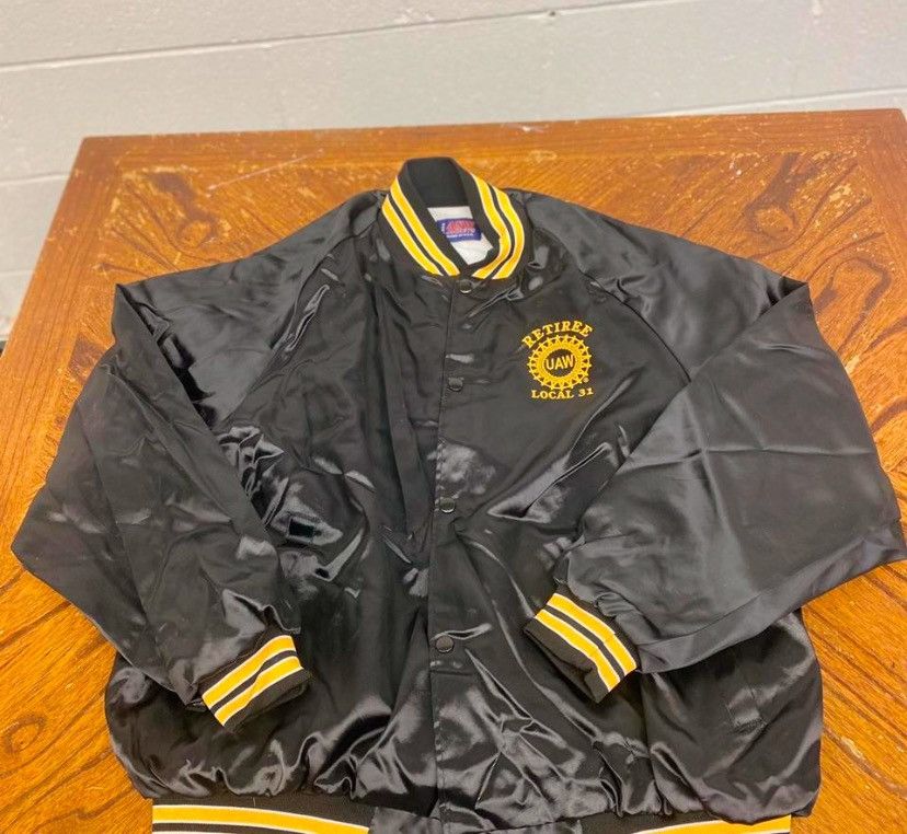 Vintage Vintage Satin Bomber Jacket Size US L / EU 52-54 / 3 - 1 Thumbnail