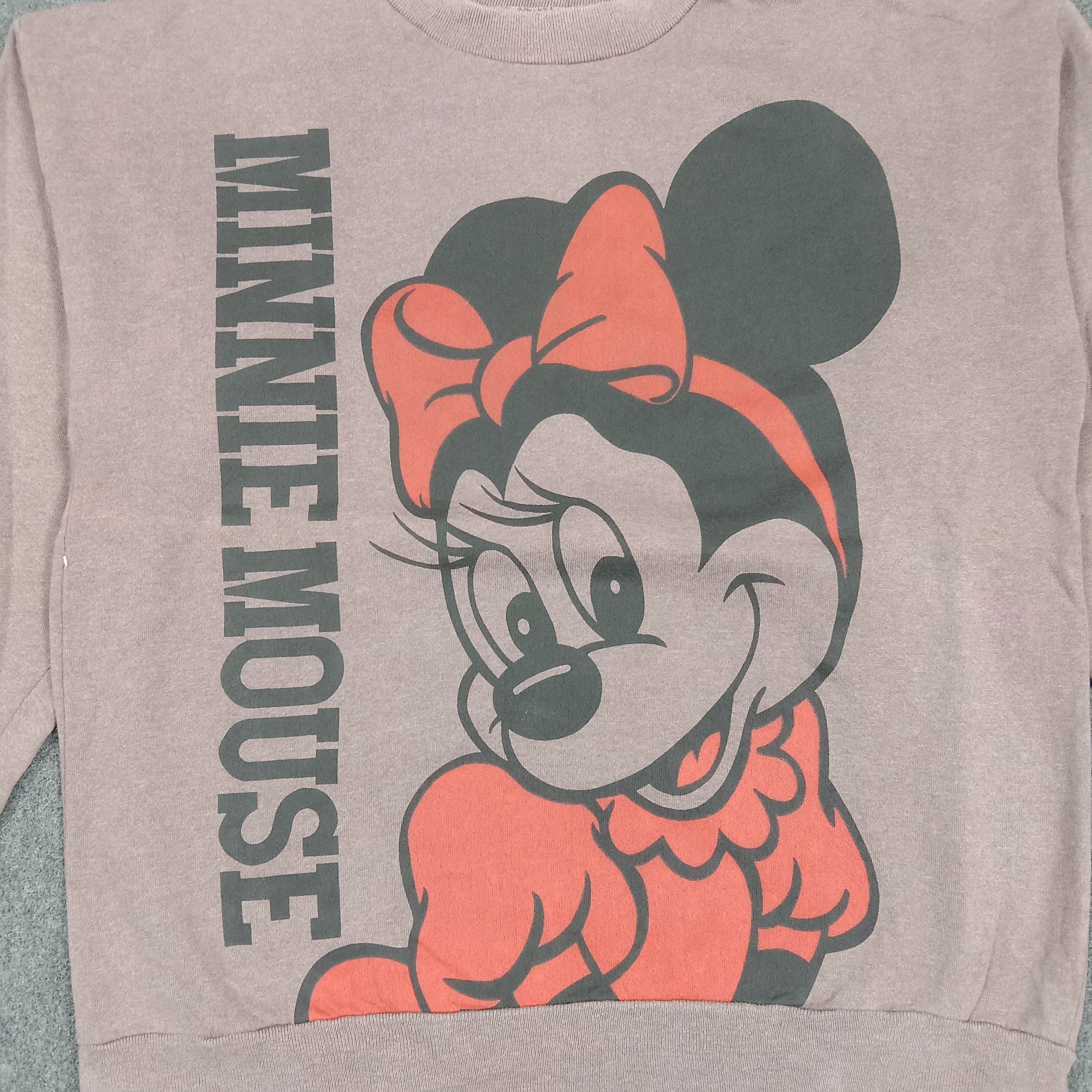 Mickey Mouse Disney Minnie House Mirror Print Sweatshirt C283N6 Size US L / EU 52-54 / 3 - 2 Thumbnail