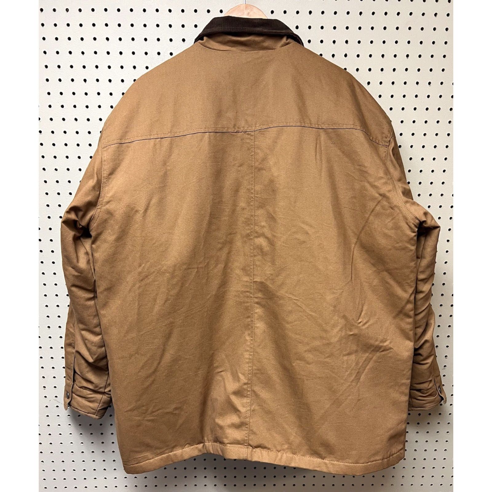 Wrangler Wrangler Coat Workwear Hooded 2XL Men Tan Khaki Jacket Coat Zip Polyester Regular Size XL? 2XL? Size US XXL / EU 58 / 5 - 6 Thumbnail