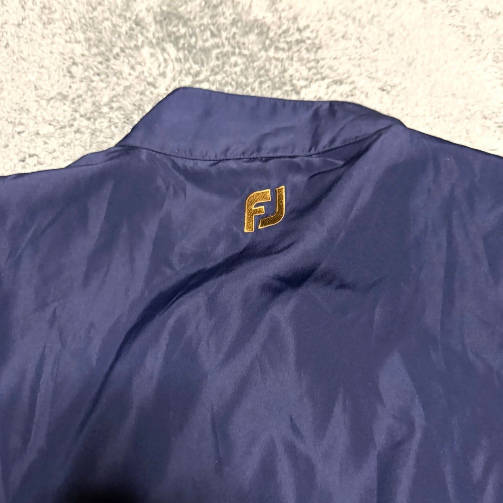 Footjoy Footjoy Dryjoy Jacket Windbreaker Mens Large Blue Short Sleeve Size US 33 - 5 Thumbnail