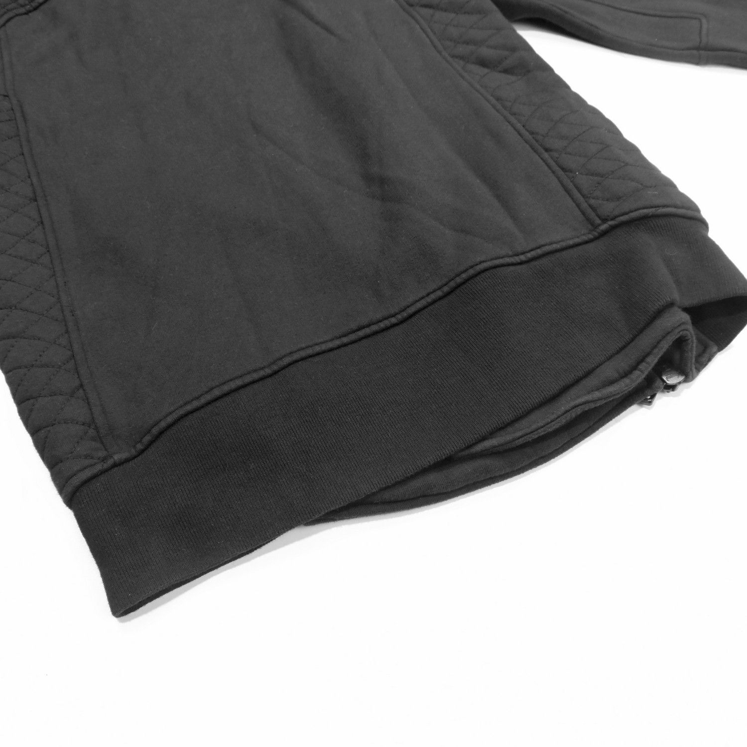 Balmain BALMAIN ASYMMETRICAL MOCK NECK ZIP-HOODIE Size US S / EU 44-46 / 1 - 11 Thumbnail