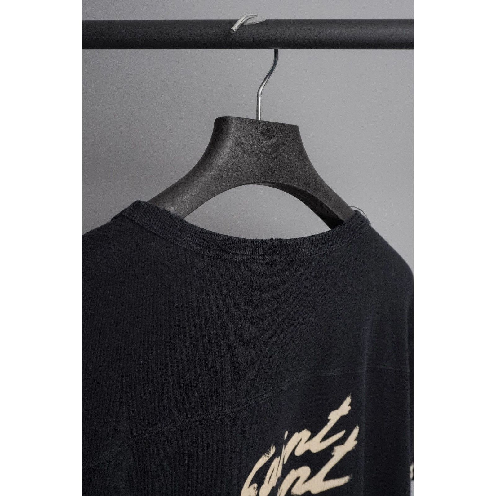 Saint Laurent Paris Saint laurent 50s big back classic logo distressed tee shirt Size US M / EU 48-50 / 2 - 9 Thumbnail