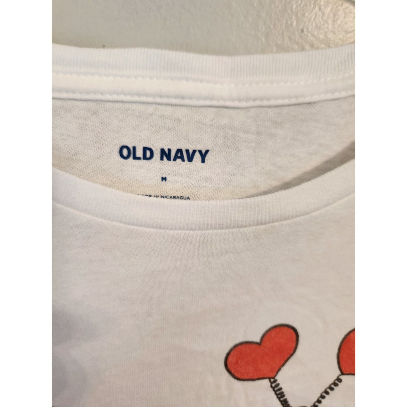 Old Navy New Old Navy Men's T Shirt Size Medium SpongeBob SquarePants Short Sleeve Crew Neck Cotton Jersey White Graphic Print Size US M / EU 48-50 / 2 - 2 Thumbnail